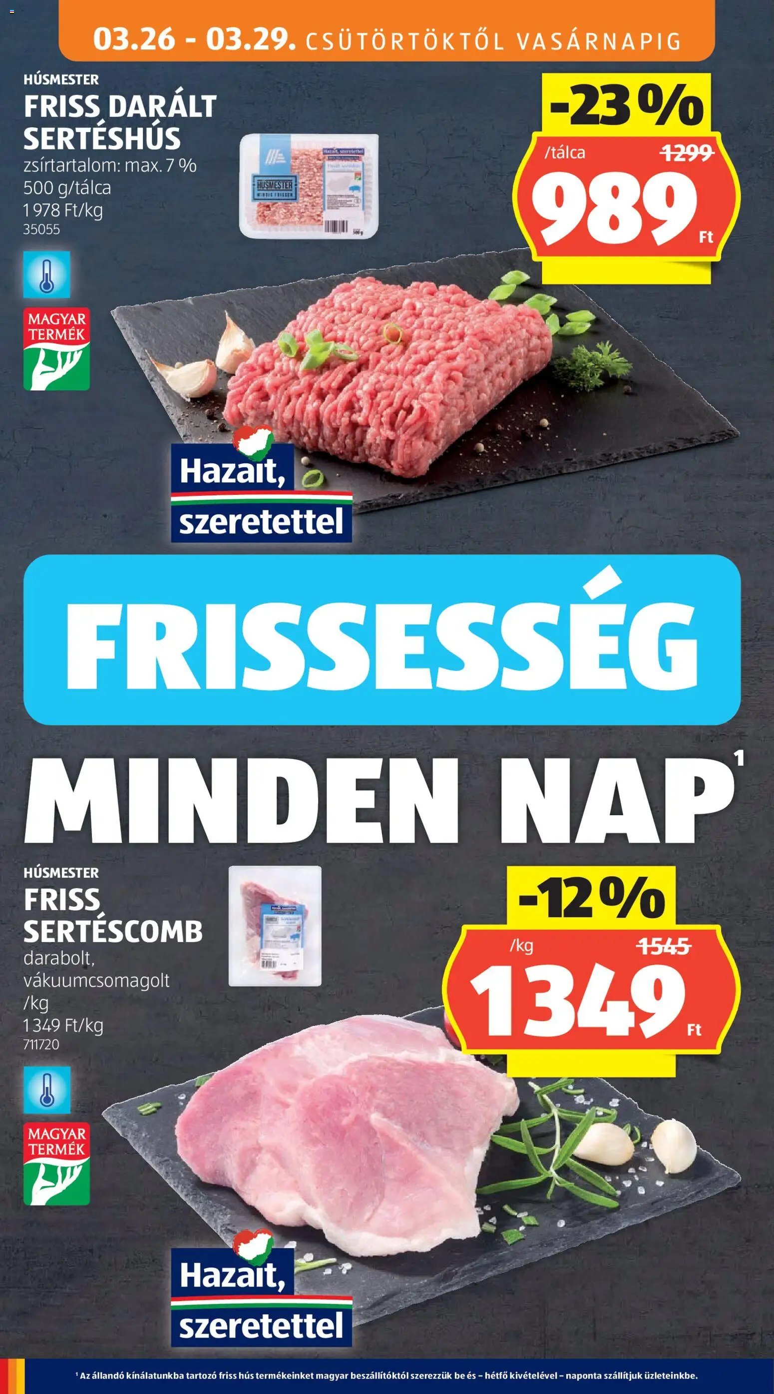 Aldi újság 2026.03.26. Aldi akciós újság (2026-03-26 - 2026-04-01)