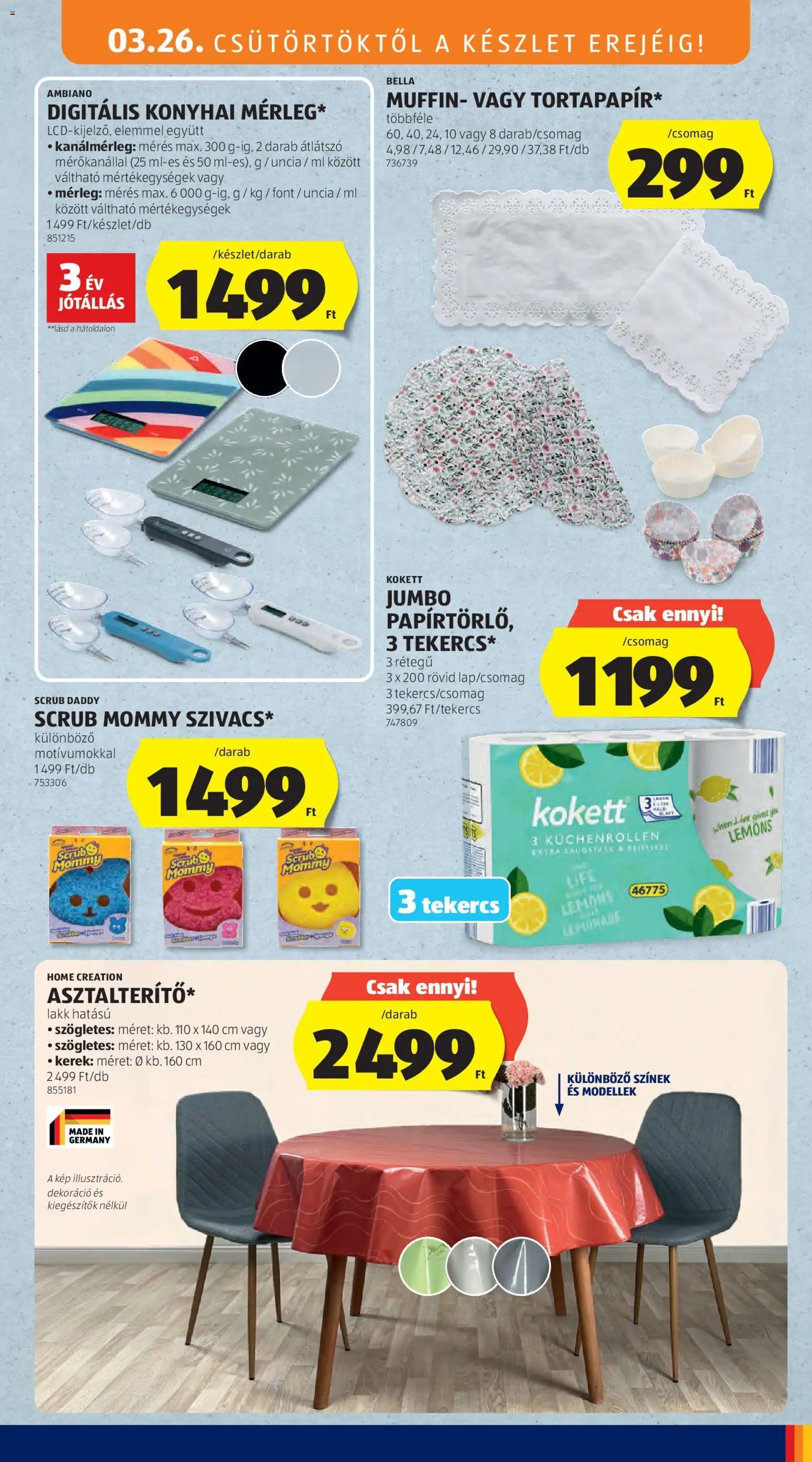 Aldi újság 2026.03.26. Aldi akciós újság (2026-03-26 - 2026-04-01)