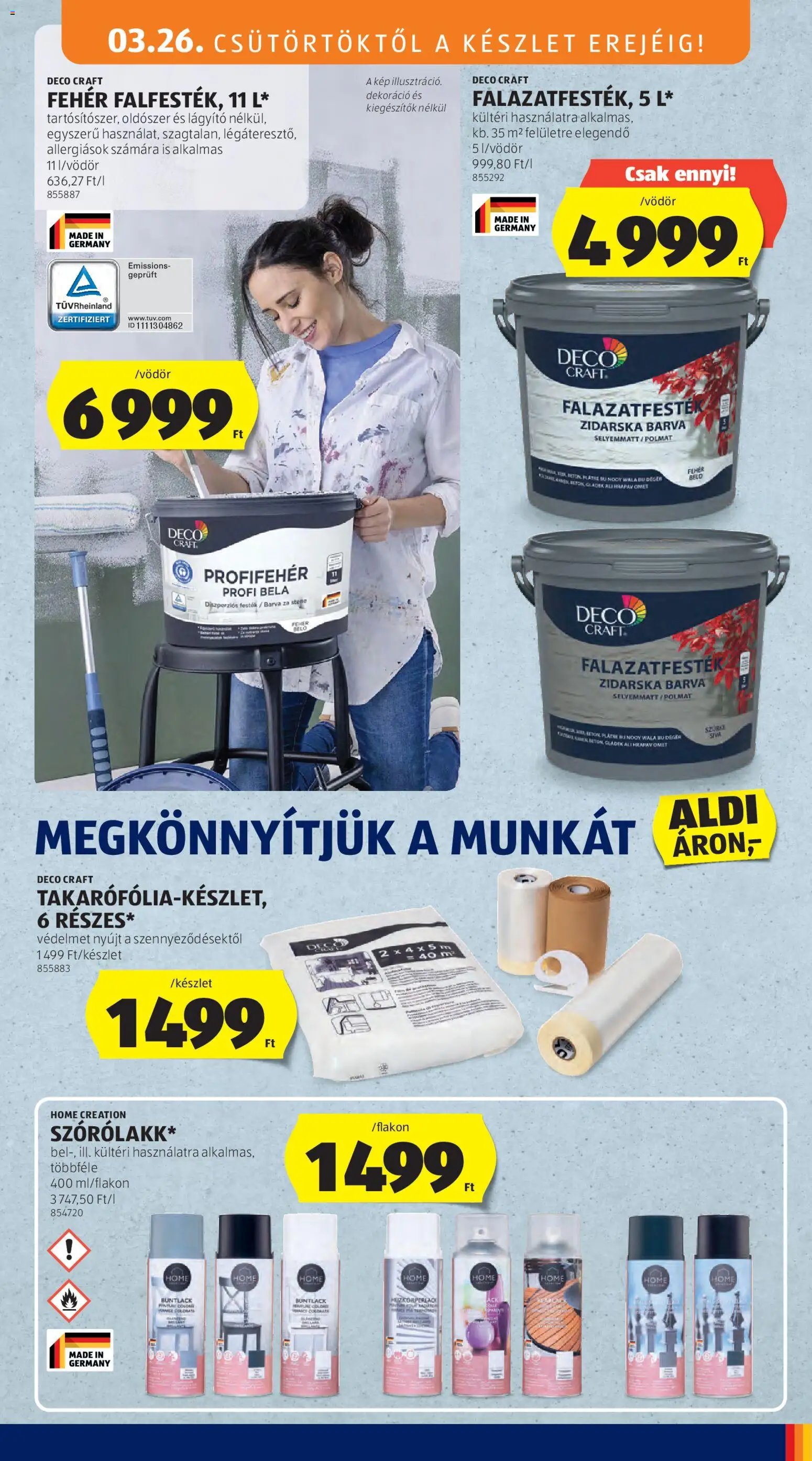 Aldi újság 2026.03.26. Aldi akciós újság (2026-03-26 - 2026-04-01)