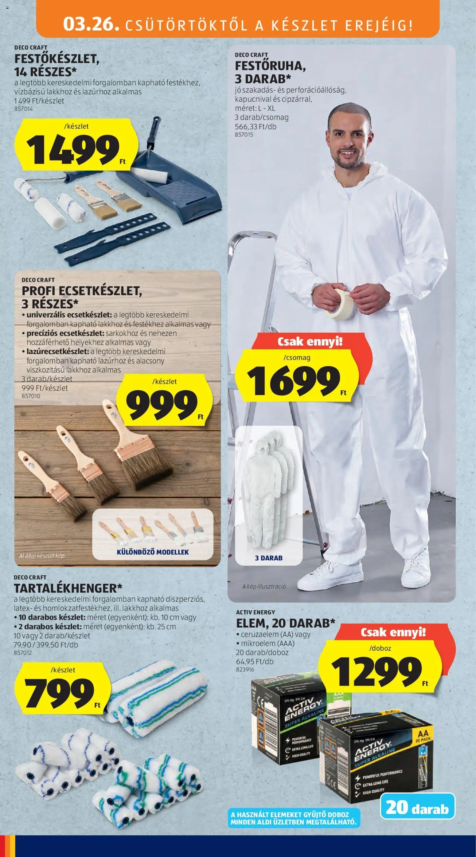 Aldi újság 2026.03.26. Aldi akciós újság (2026-03-26 - 2026-04-01)