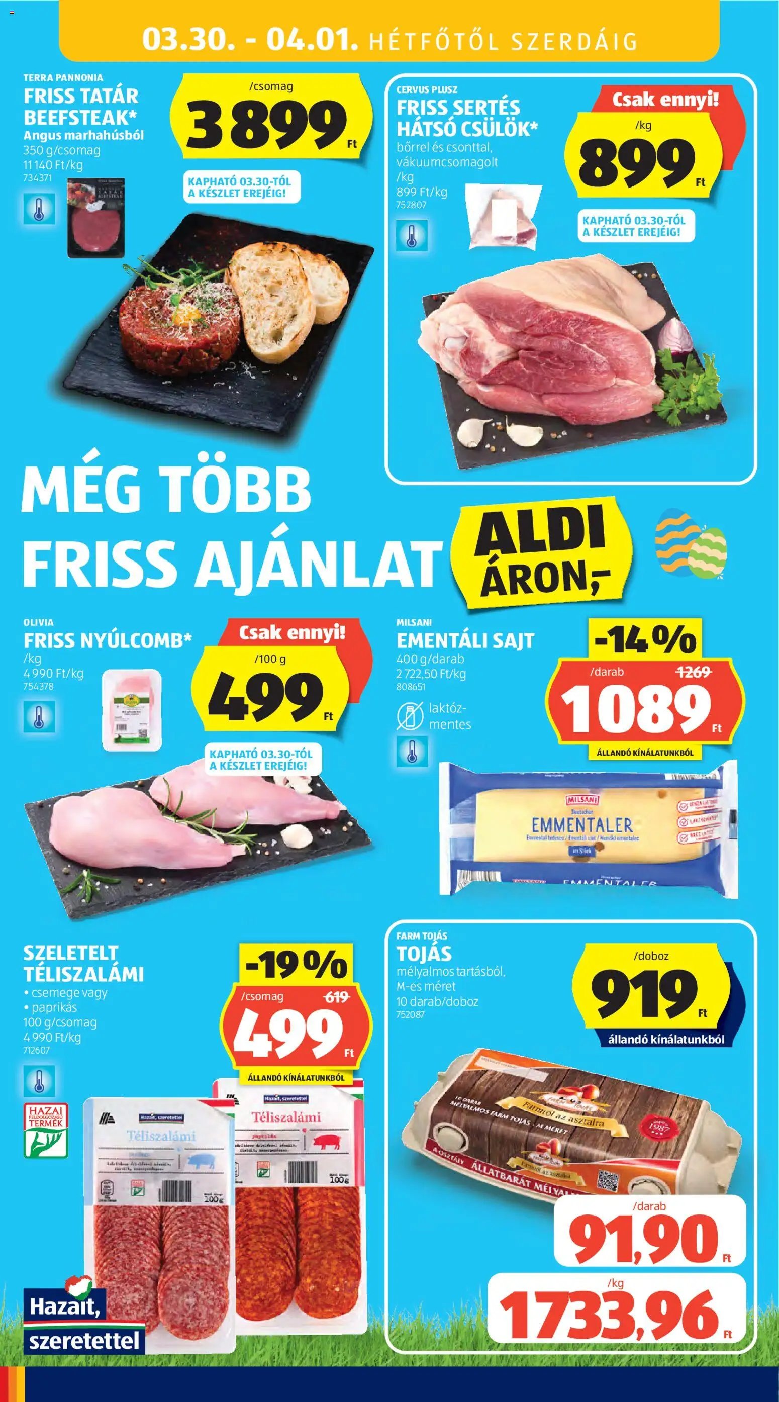 Aldi újság 2026.03.26. Aldi akciós újság (2026-03-26 - 2026-04-01)