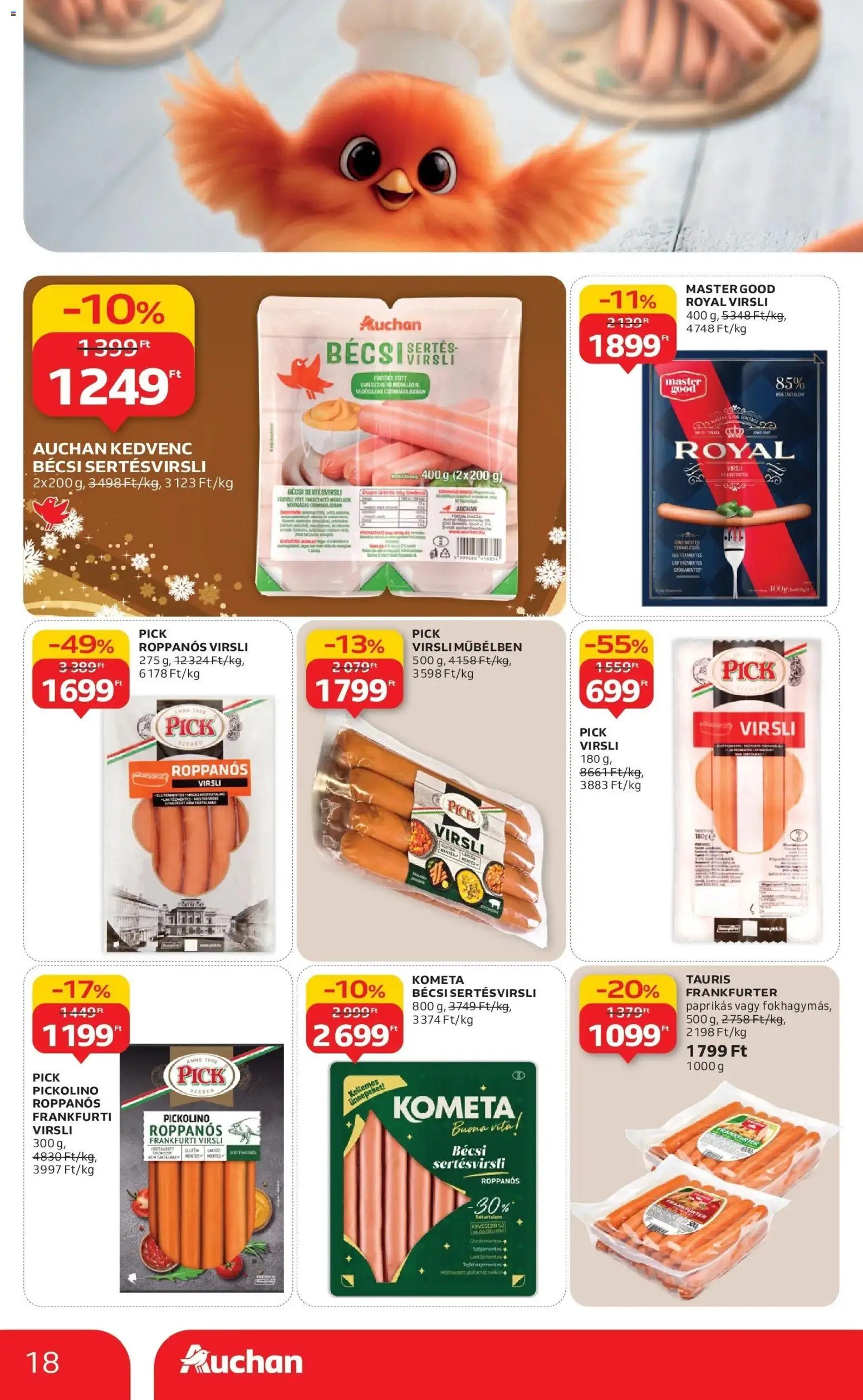 Auchan újság 2025.12.04. Debrecen Akciós újság Auchan (2025-12-04 - 2025-12-10)