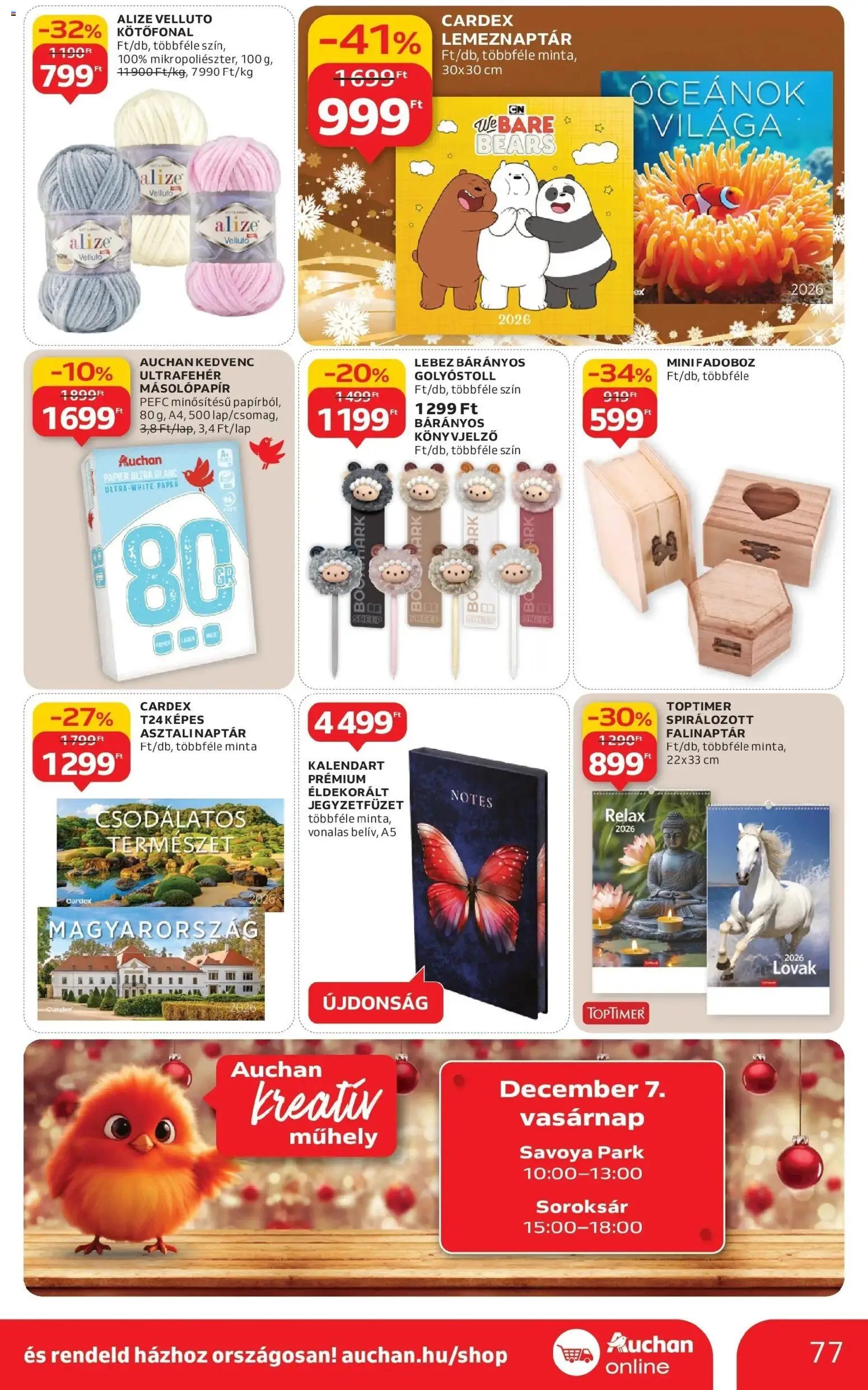 Auchan újság 2025.12.04. Debrecen Akciós újság Auchan (2025-12-04 - 2025-12-10)