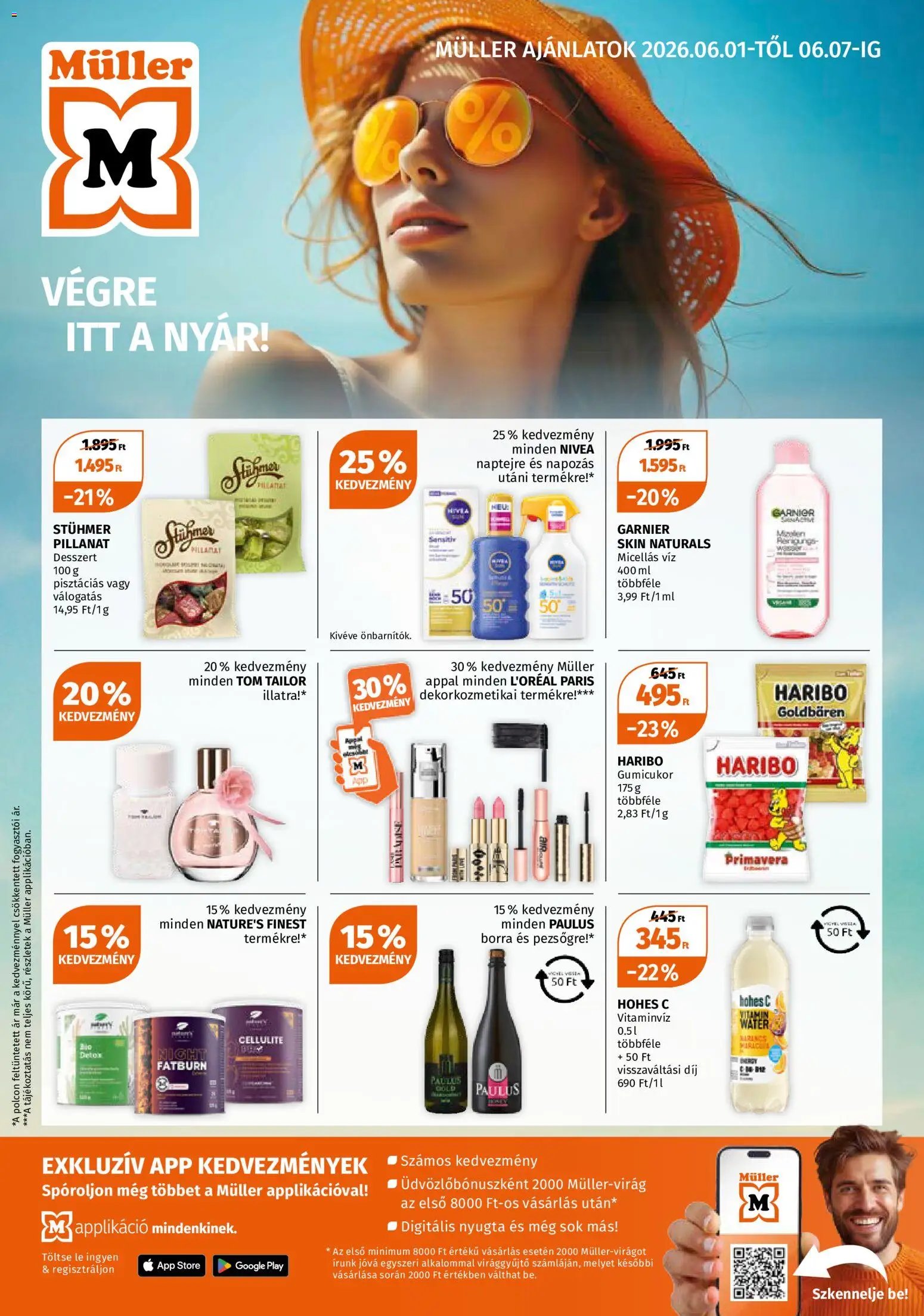 Müller újság 2026.06.01. Müller akciós újság