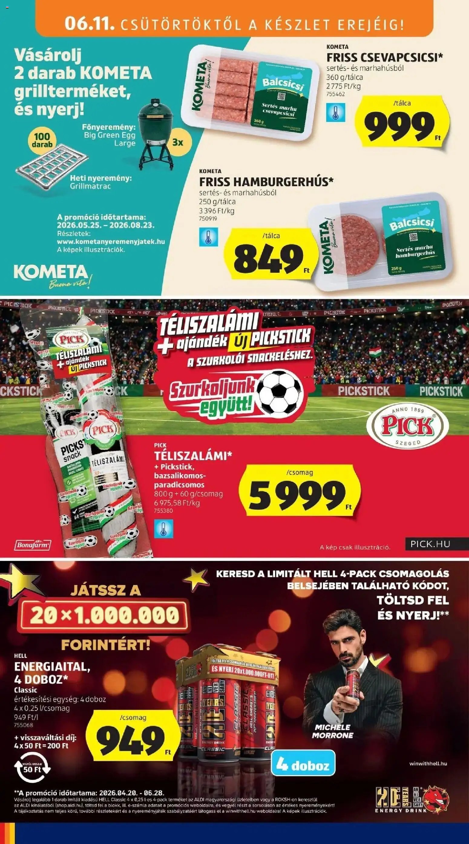Aldi újság 2026.06.11. Aldi aktuális akciós újság