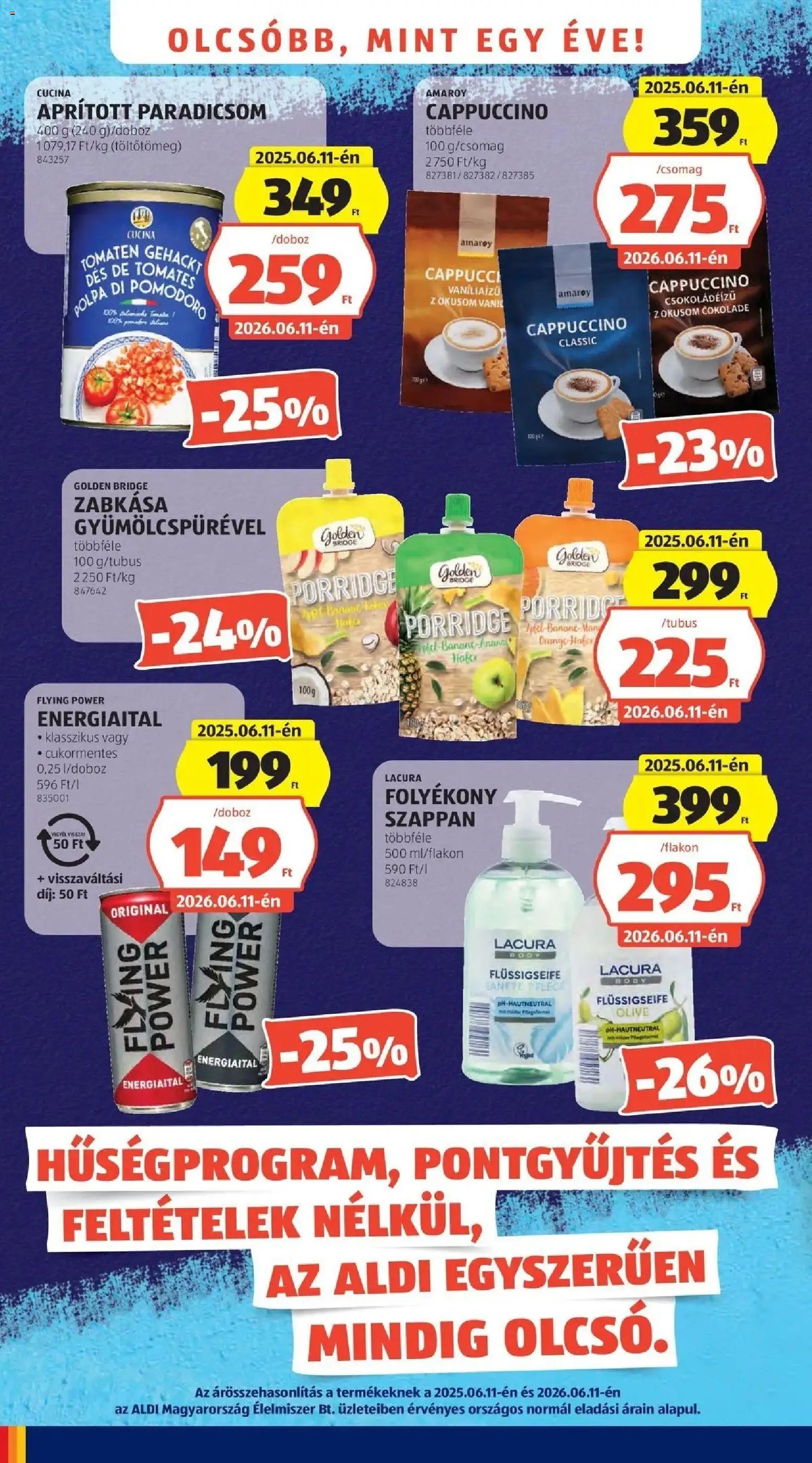 Aldi újság 2026.06.11. Aldi aktuális akciós újság