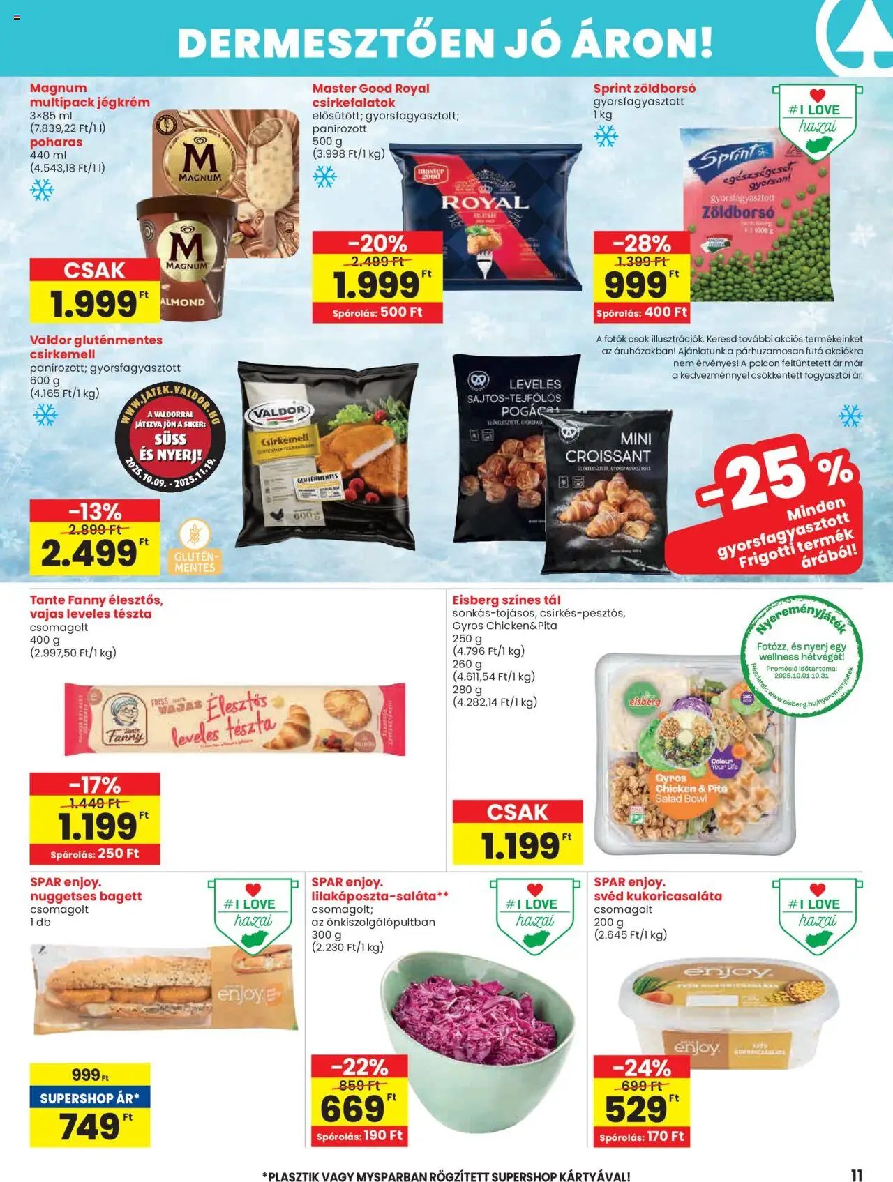 Spar újság 2025.10.09. Akciós újság Spar (2025-10-09 - 2025-10-15)