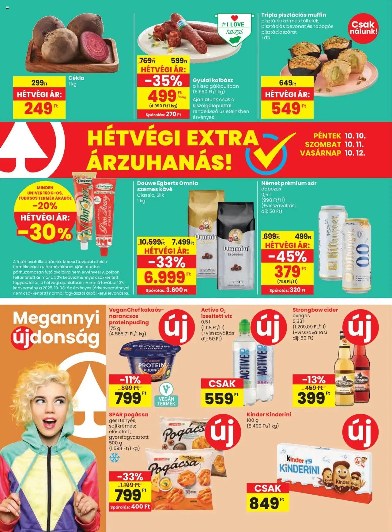 Spar újság 2025.10.09. Akciós újság Spar (2025-10-09 - 2025-10-15)