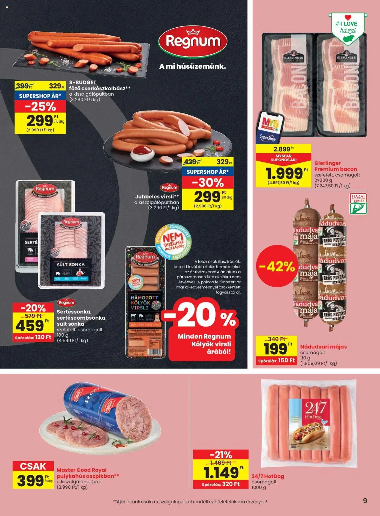 Spar újság 2025.10.09. Akciós újság Spar (2025-10-09 - 2025-10-15)