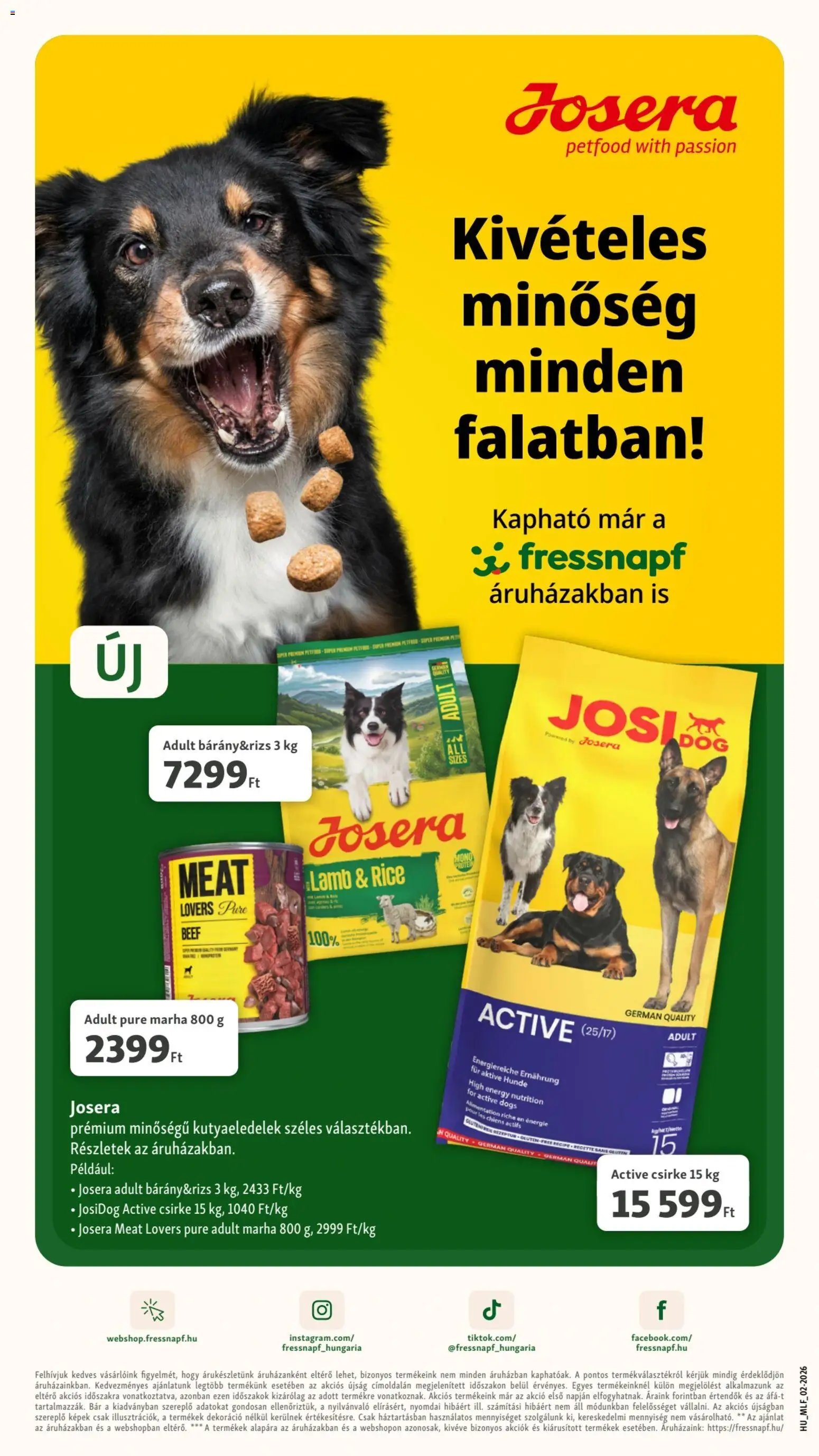 Fressnapf újság 2026.02.05. Akciós újság Fressnapf (2026-02-05 - 2026-02-11)