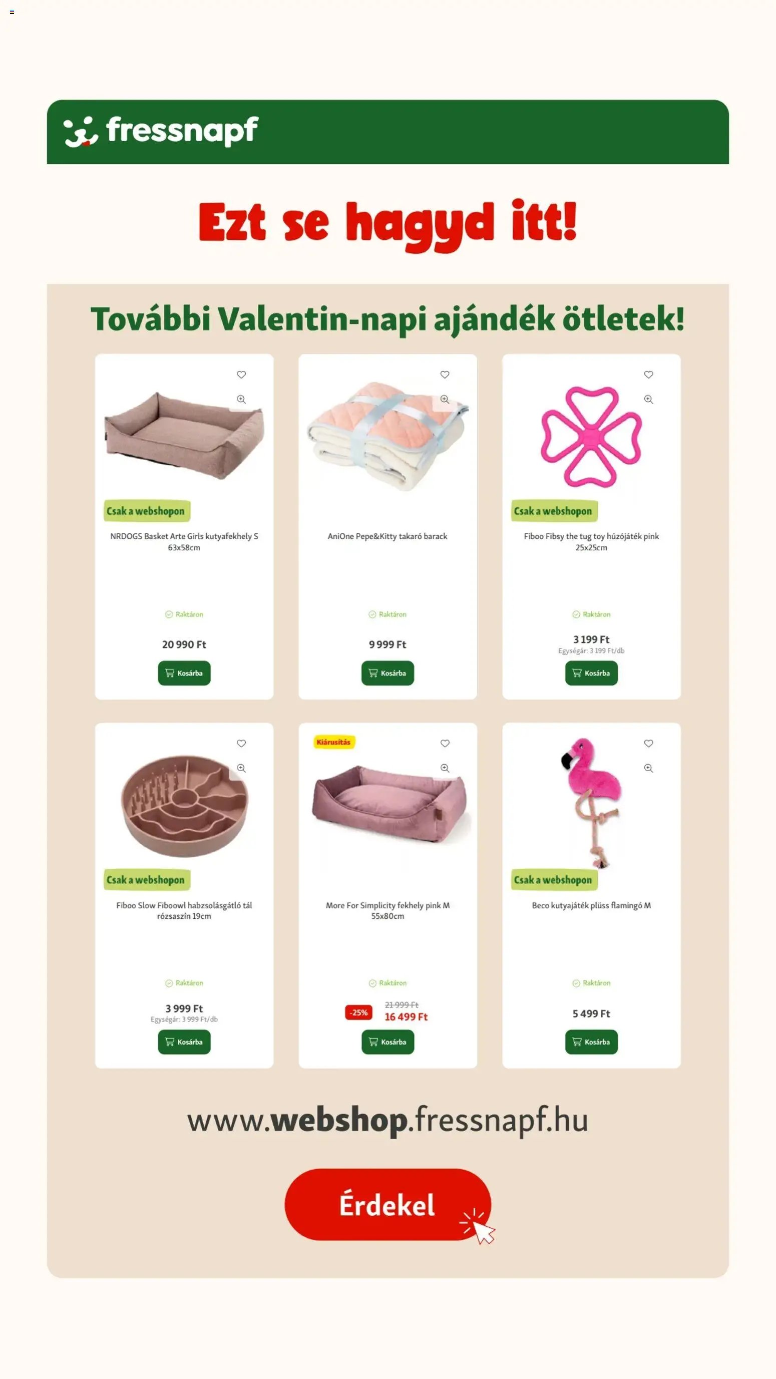 Fressnapf újság 2026.02.05. Akciós újság Fressnapf (2026-02-05 - 2026-02-11)