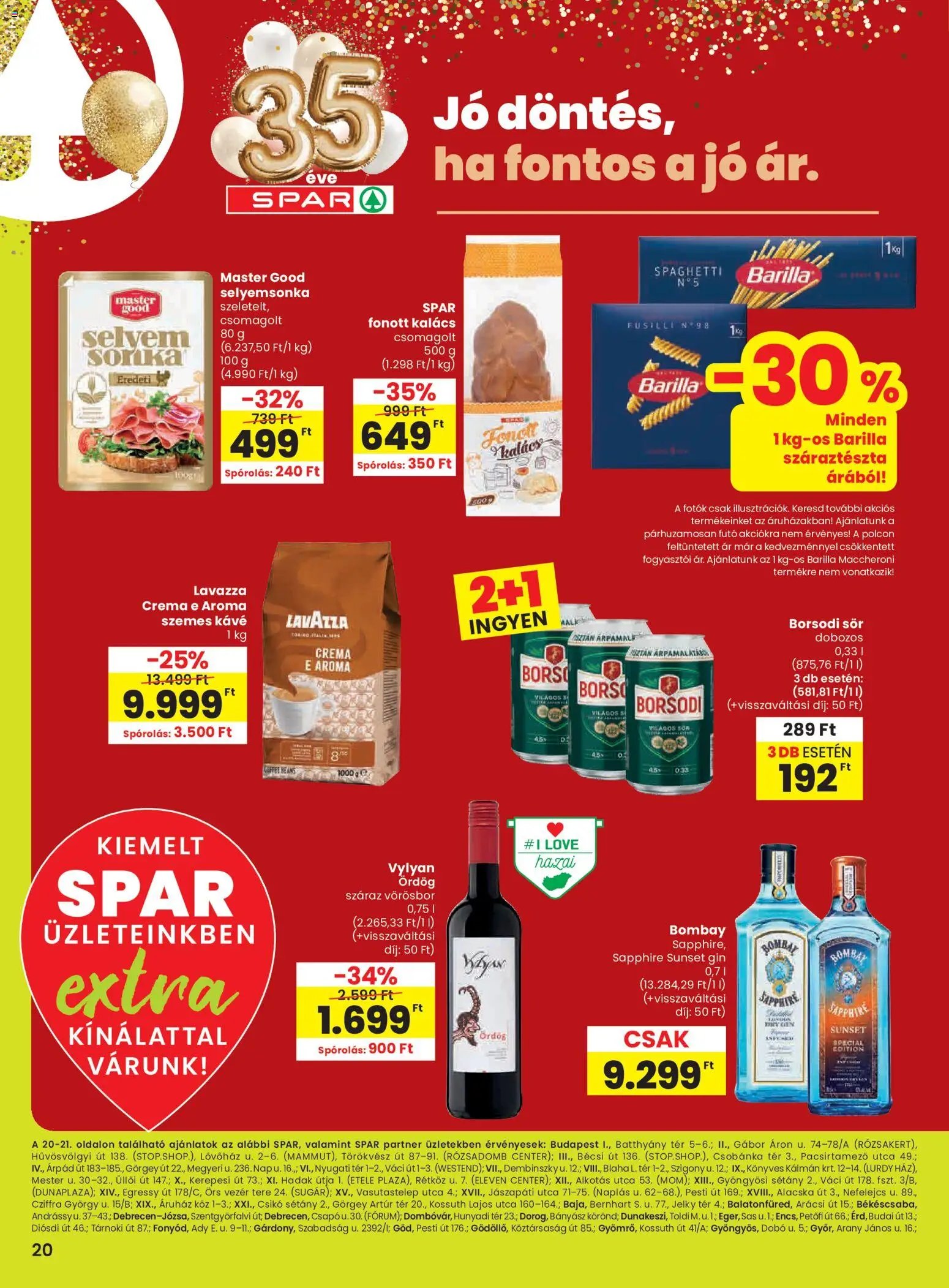 Spar újság 2026.01.15. Extra ajánlat (2026-01-15 - 2026-01-21)