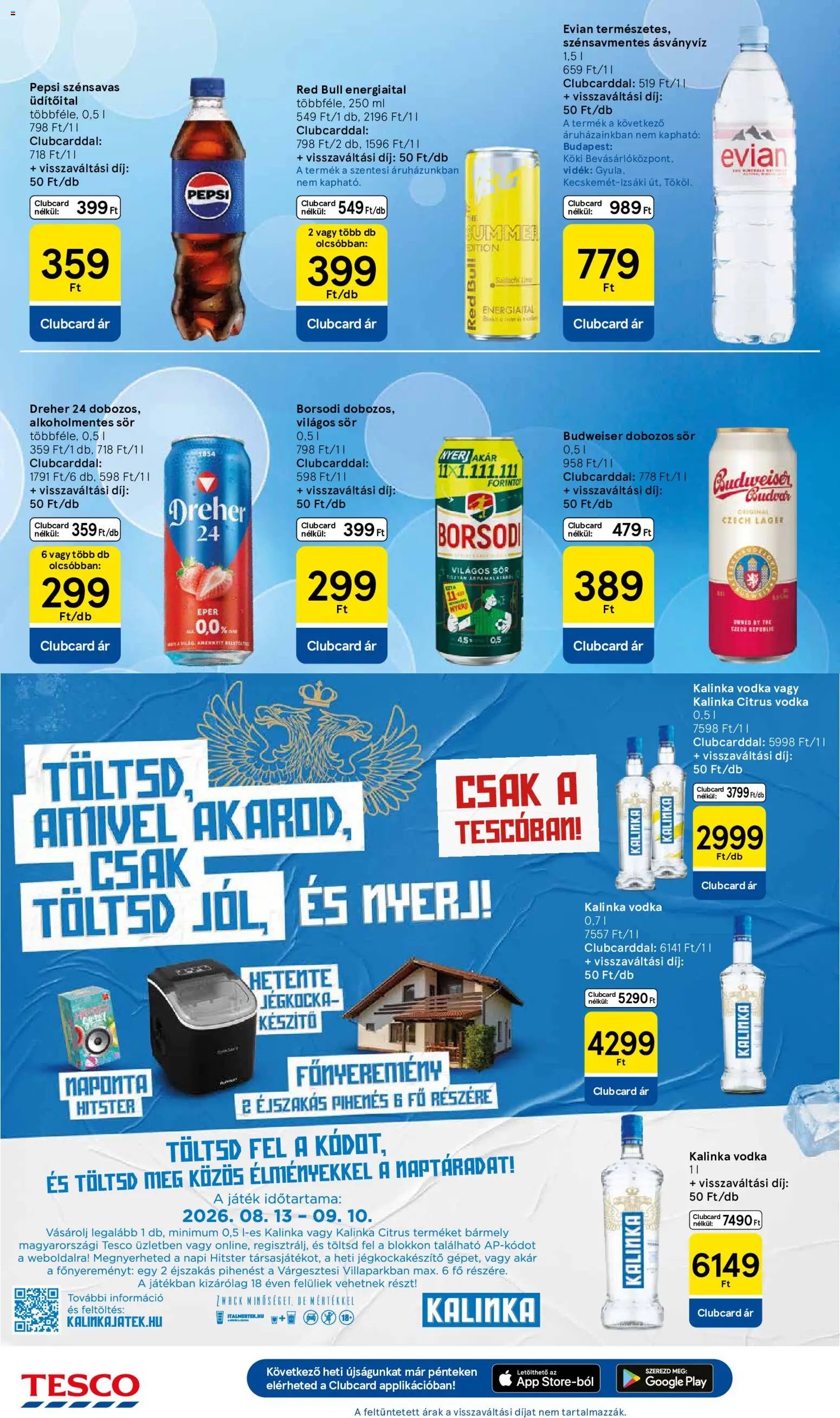 Tesco újság 2026.08.13. Tesco aktuális akciós újság