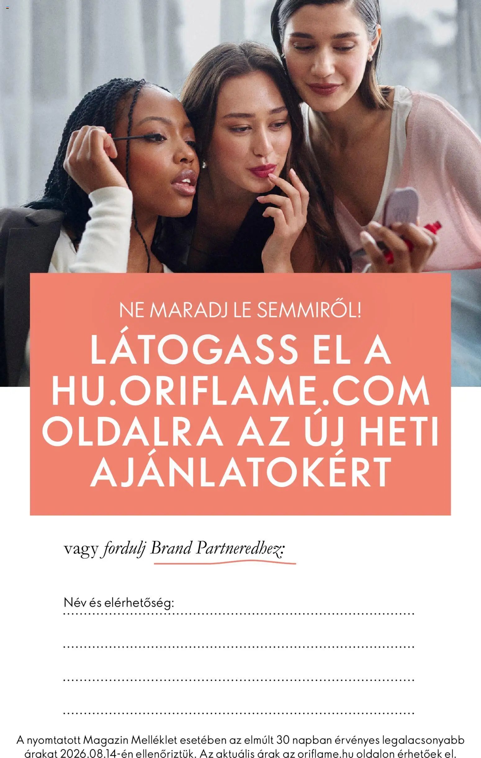 Oriflame Melléklet - online lapozható