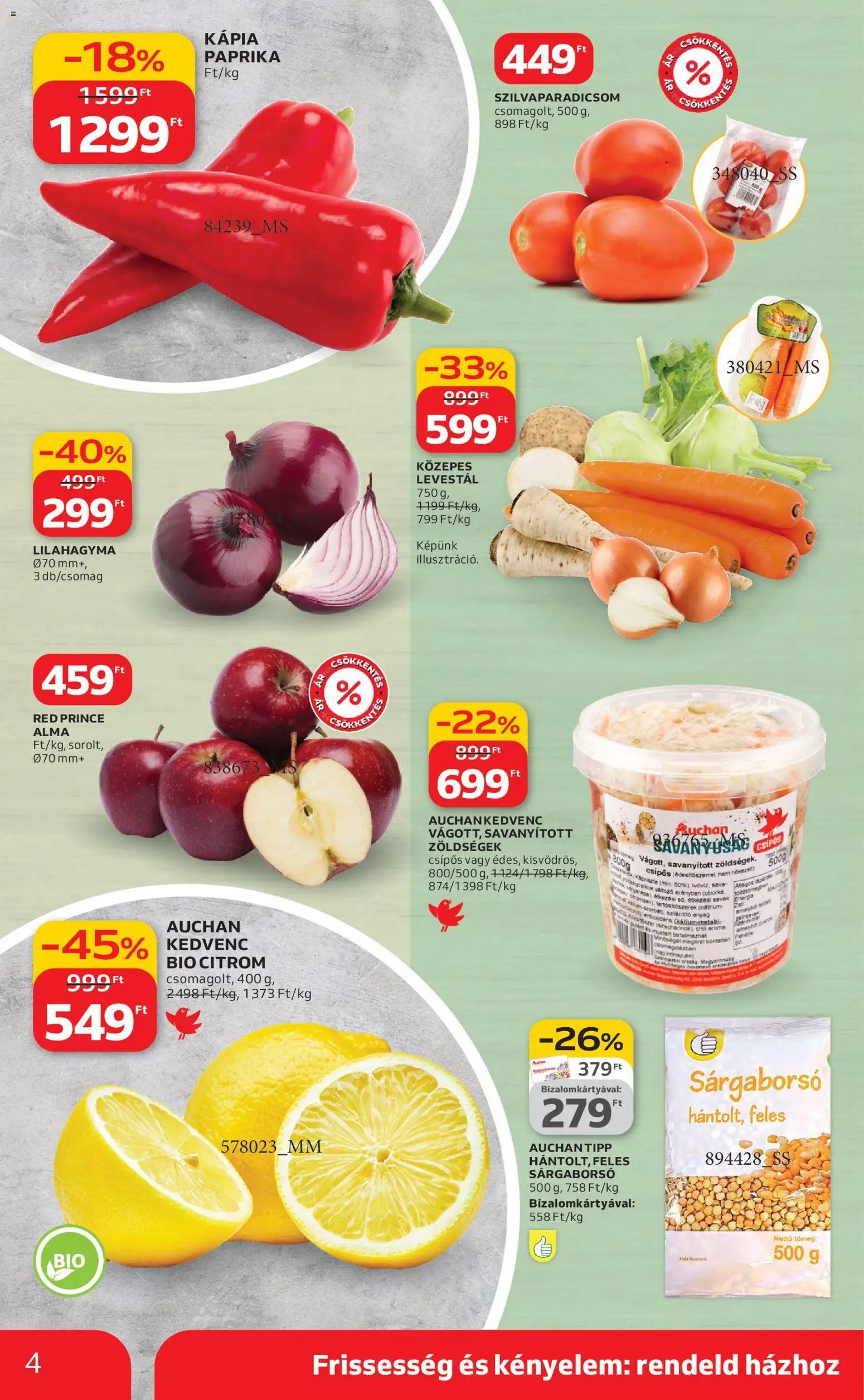 Auchan újság 2026.02.05. Szupermarket akciós újság (2026-02-05 - 2026-02-11)