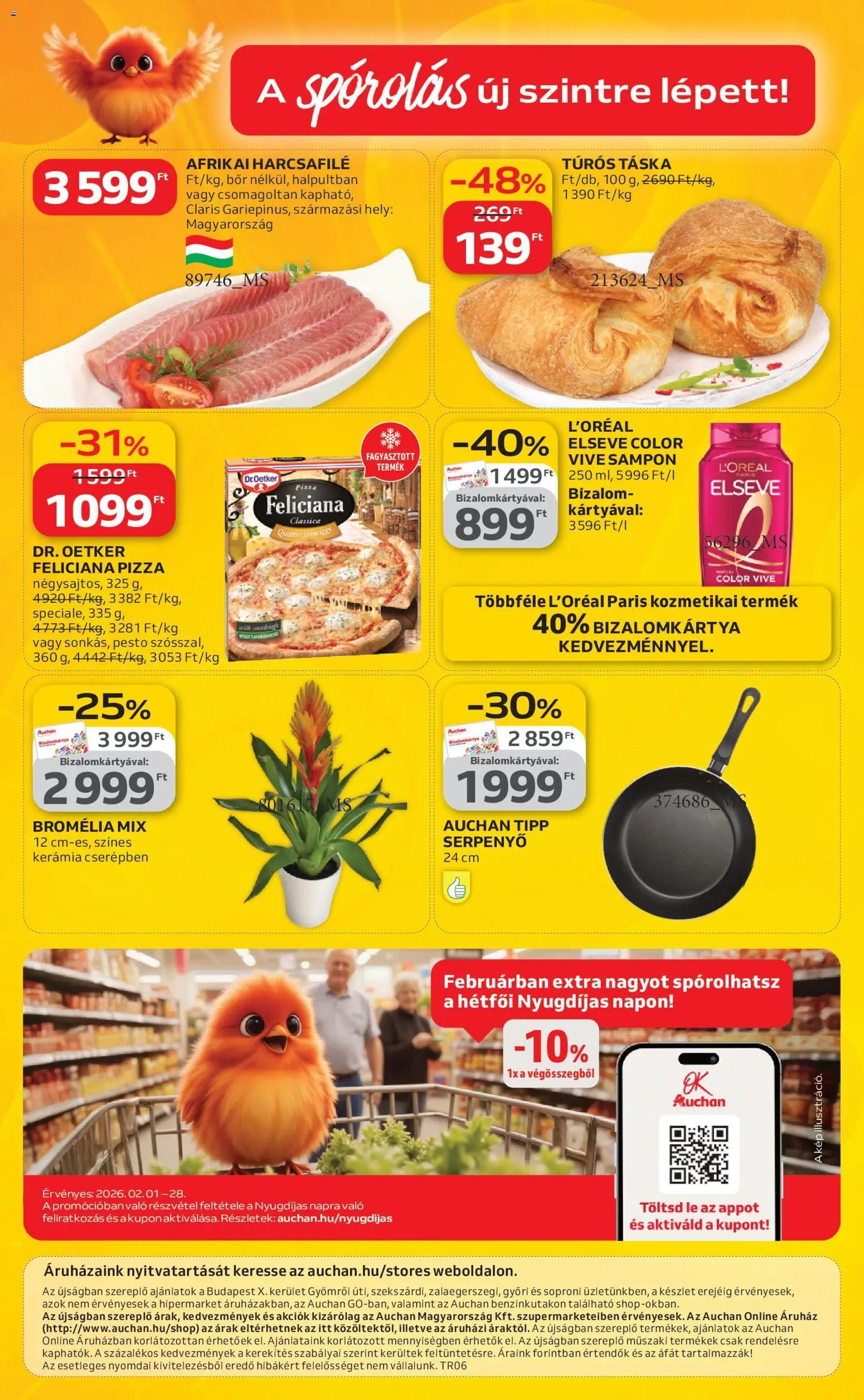 Auchan újság 2026.02.05. Szupermarket akciós újság (2026-02-05 - 2026-02-11)