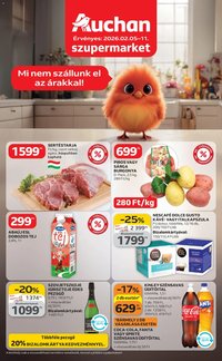 Auchan újság 2026.02.05. Szupermarket akciós újság (2026-02-05 - 2026-02-11)
