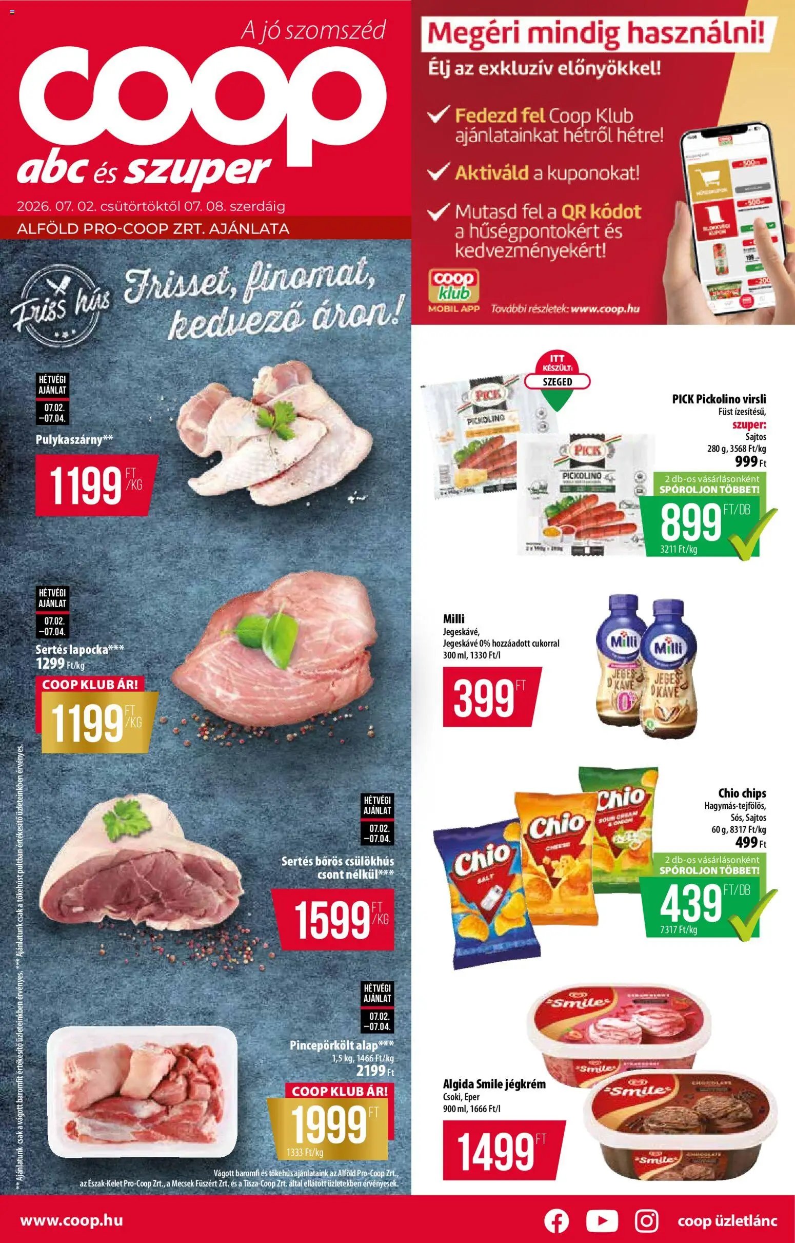 COOP újság 2026.07.02. COOP - Abc & szuper / Alföld Pro-Coop Zrt.