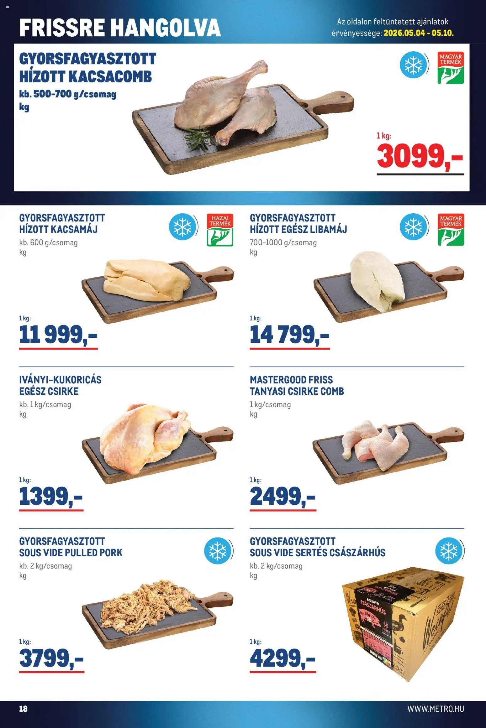 Metro újság 2026.05.02. Metro Élelmiszer és Szezonális katalógus 2026/05 (2026-05-02 - 2026-05-31)