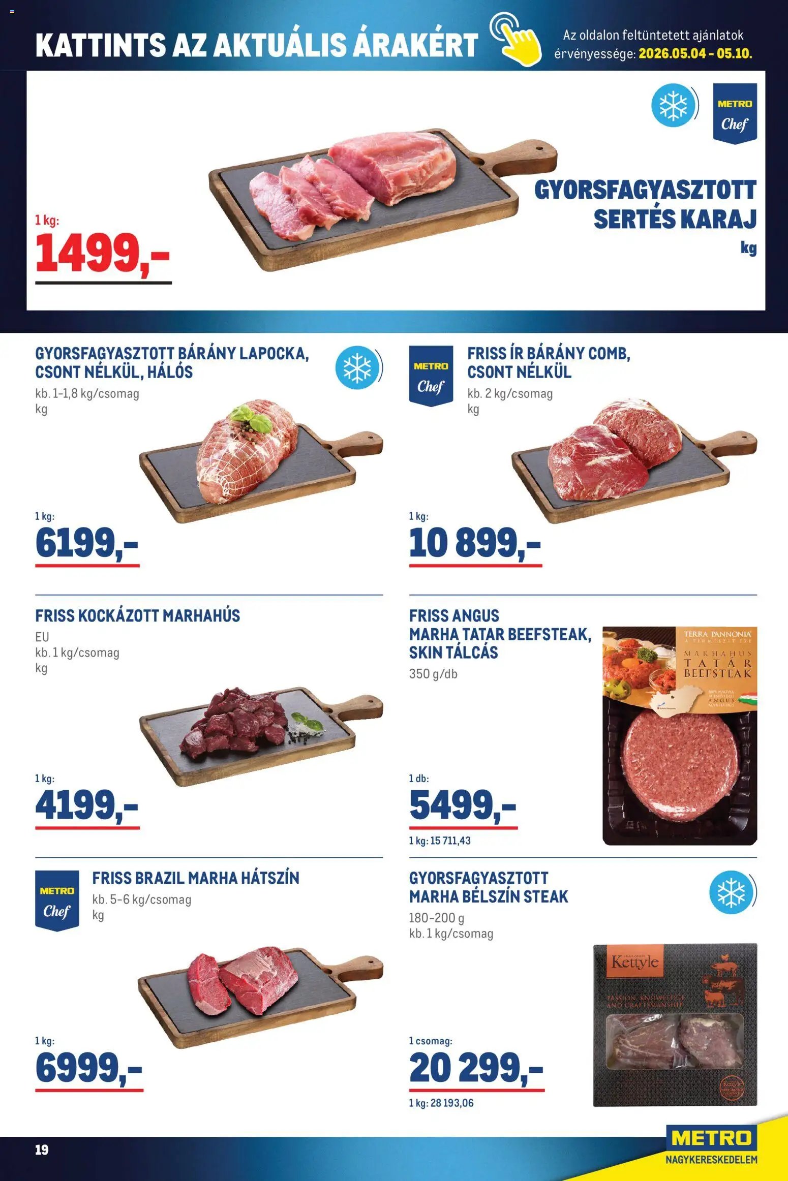 Metro újság 2026.05.02. Metro Élelmiszer és Szezonális katalógus 2026/05 (2026-05-02 - 2026-05-31)