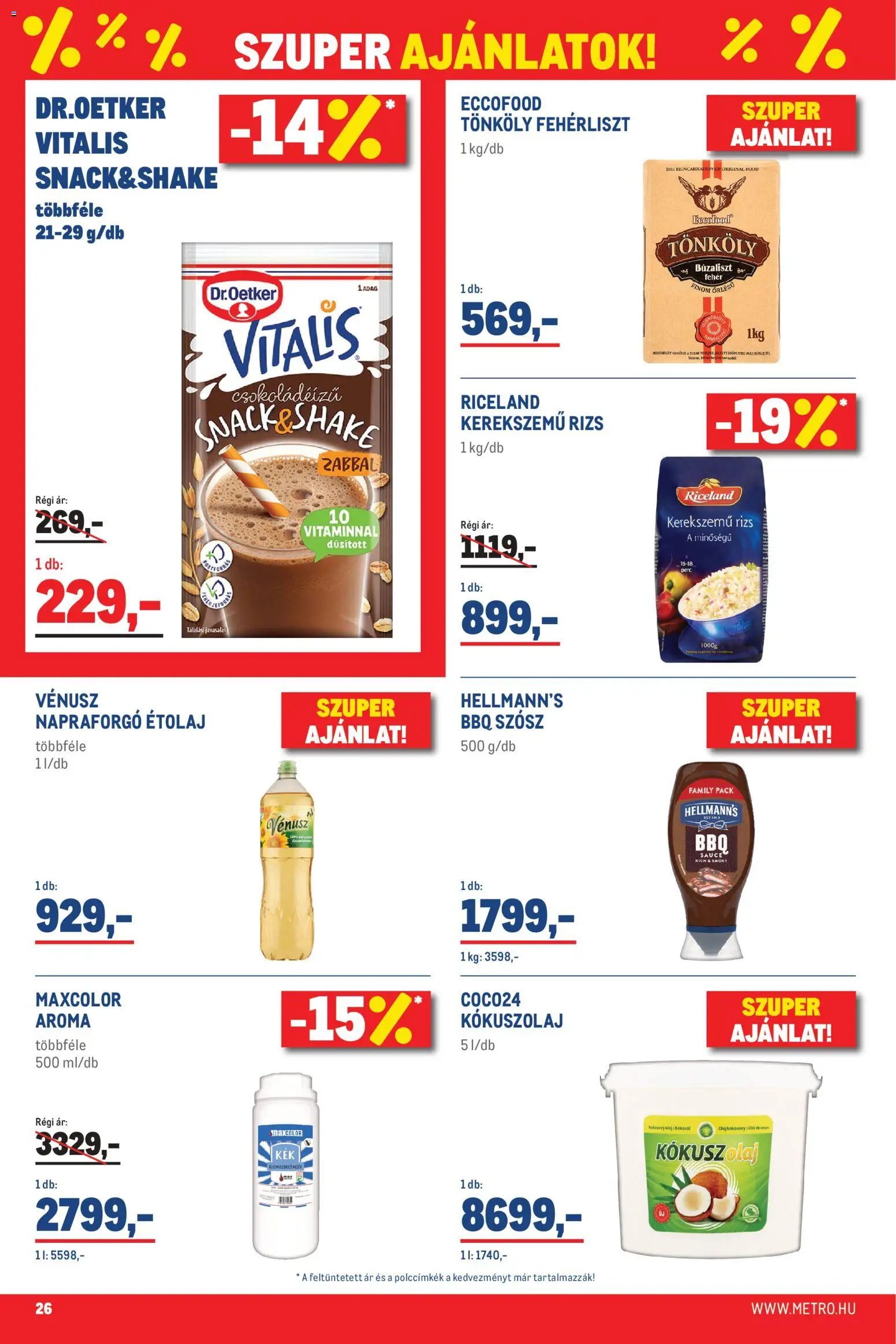 Metro újság 2026.05.02. Metro Élelmiszer és Szezonális katalógus 2026/05 (2026-05-02 - 2026-05-31)