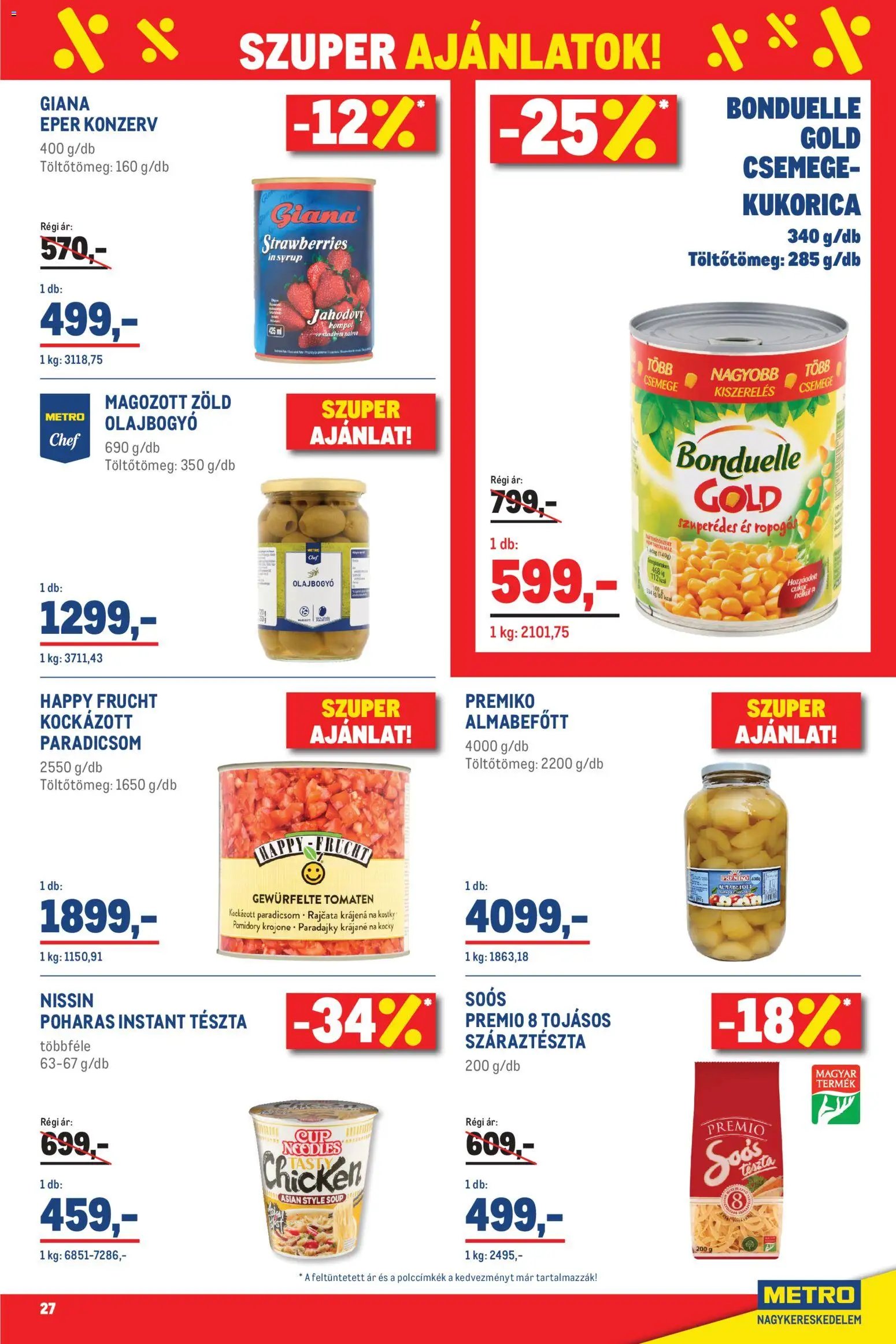 Metro újság 2026.05.02. Metro Élelmiszer és Szezonális katalógus 2026/05 (2026-05-02 - 2026-05-31)