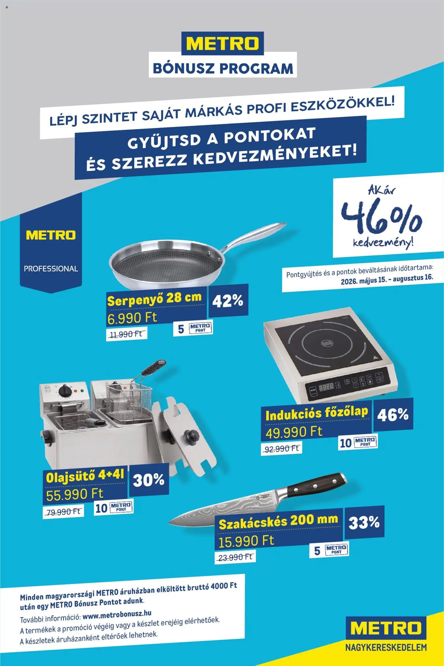 Metro újság 2026.05.02. Metro Élelmiszer és Szezonális katalógus 2026/05 (2026-05-02 - 2026-05-31)