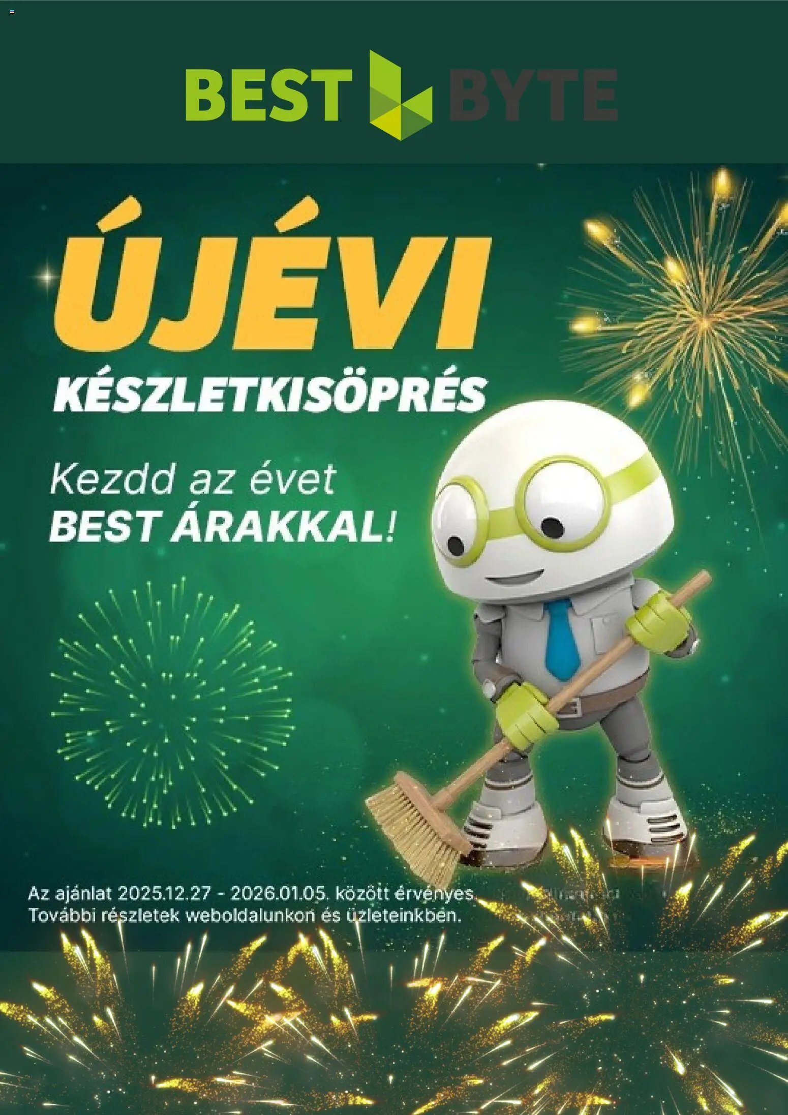 Best Byte újság 2025.12.27. Akciós újság Best Byte (2025-12-27 - 2026-01-05)