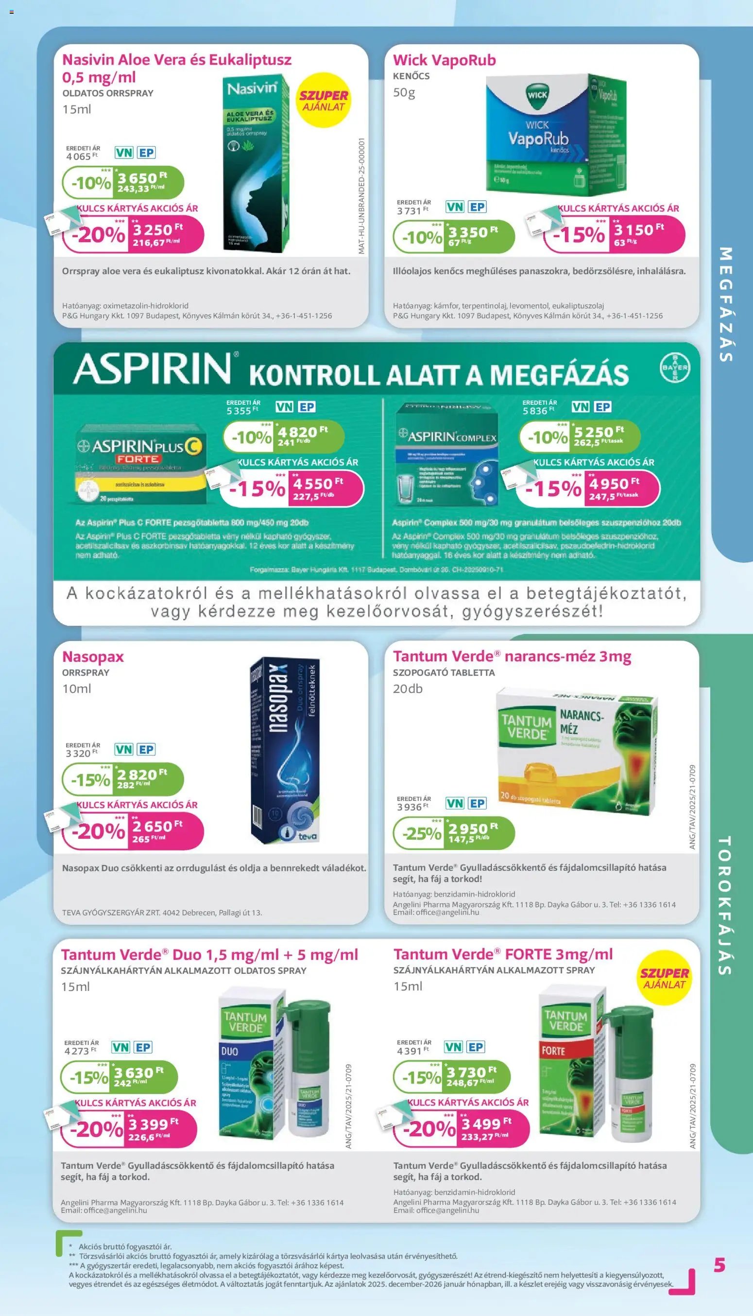 Kulcs Patika újság 2025.12.01. Akciós újság Kulcs Patika (2025-12-01 - 2025-12-31)
