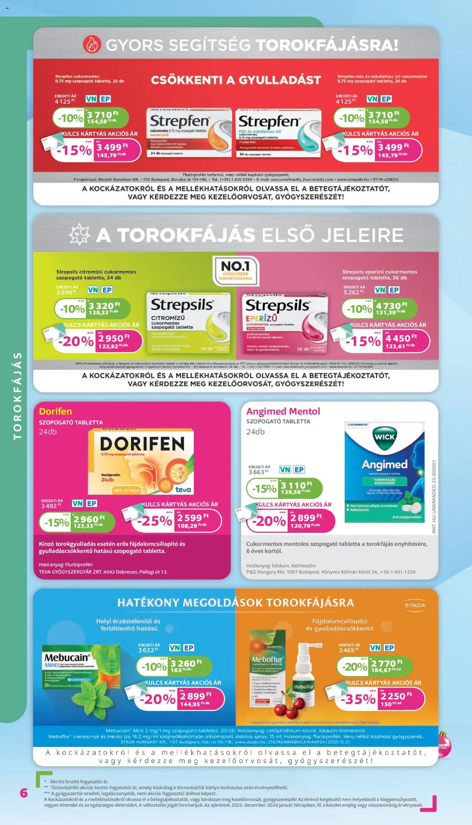 Kulcs Patika újság 2025.12.01. Akciós újság Kulcs Patika (2025-12-01 - 2025-12-31)