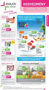 Kulcs Patika újság 2025.12.01. Akciós újság Kulcs Patika (2025-12-01 - 2025-12-31)