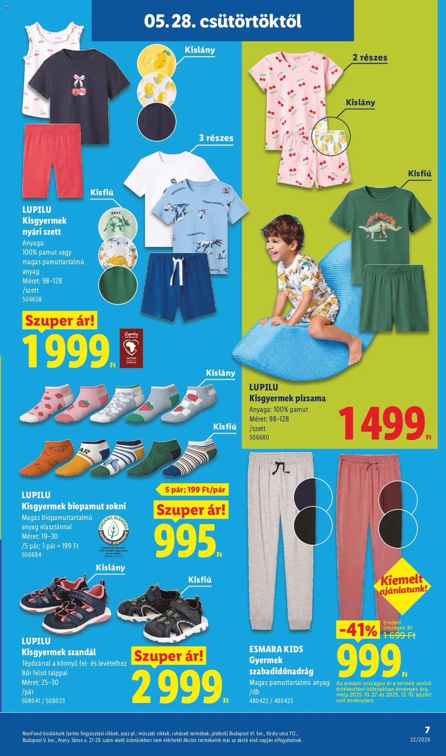 Lidl újság 2026.05.28. Lidl Nonfood kínálatunk (2026-05-28 - 2026-06-03)
