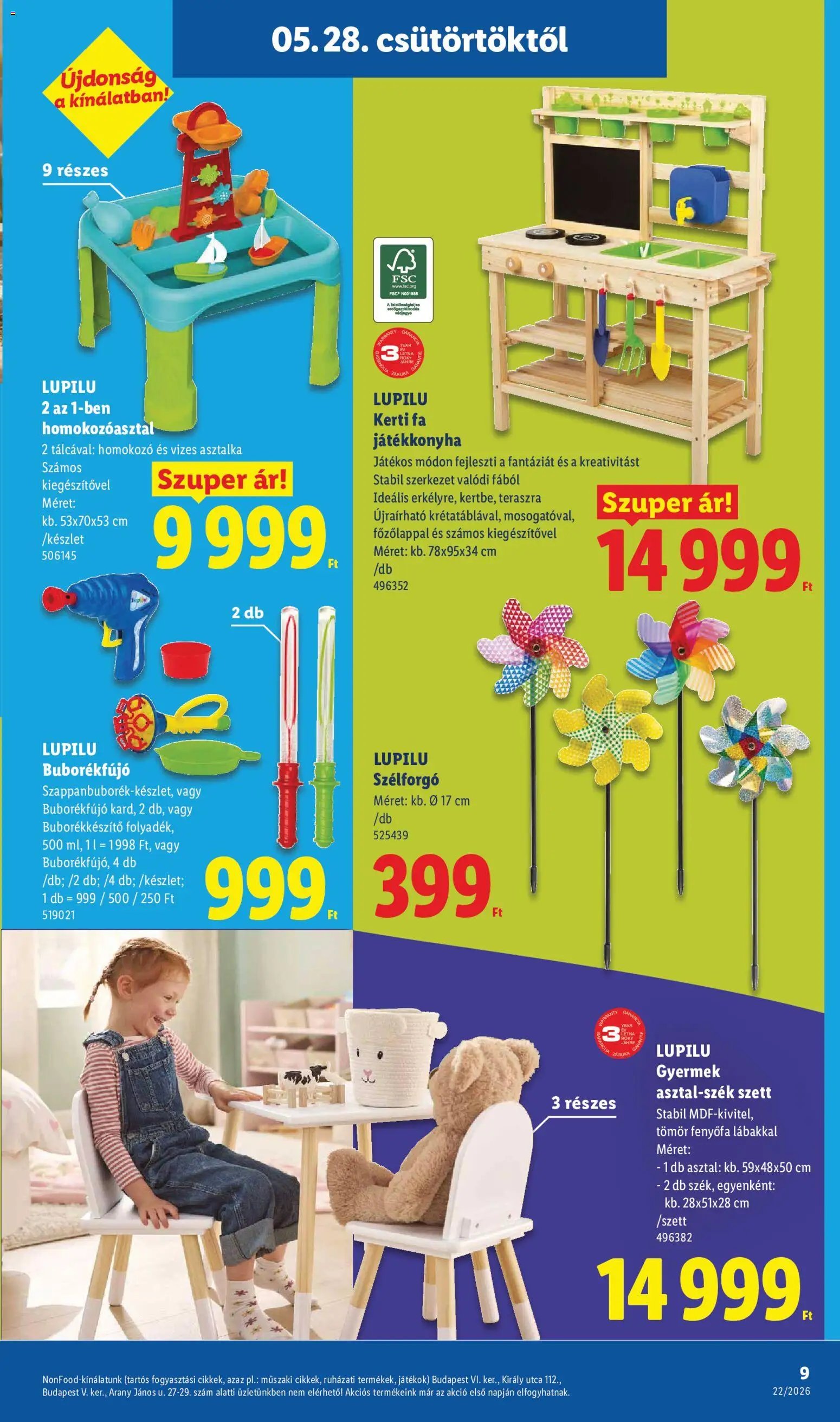 Lidl újság 2026.05.28. Lidl Nonfood kínálatunk (2026-05-28 - 2026-06-03)