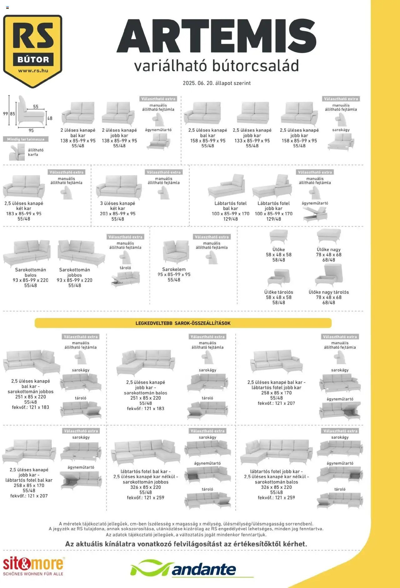 RS Bútor újság 2025.06.20. Artemis elemjegyzék (2025-06-20)