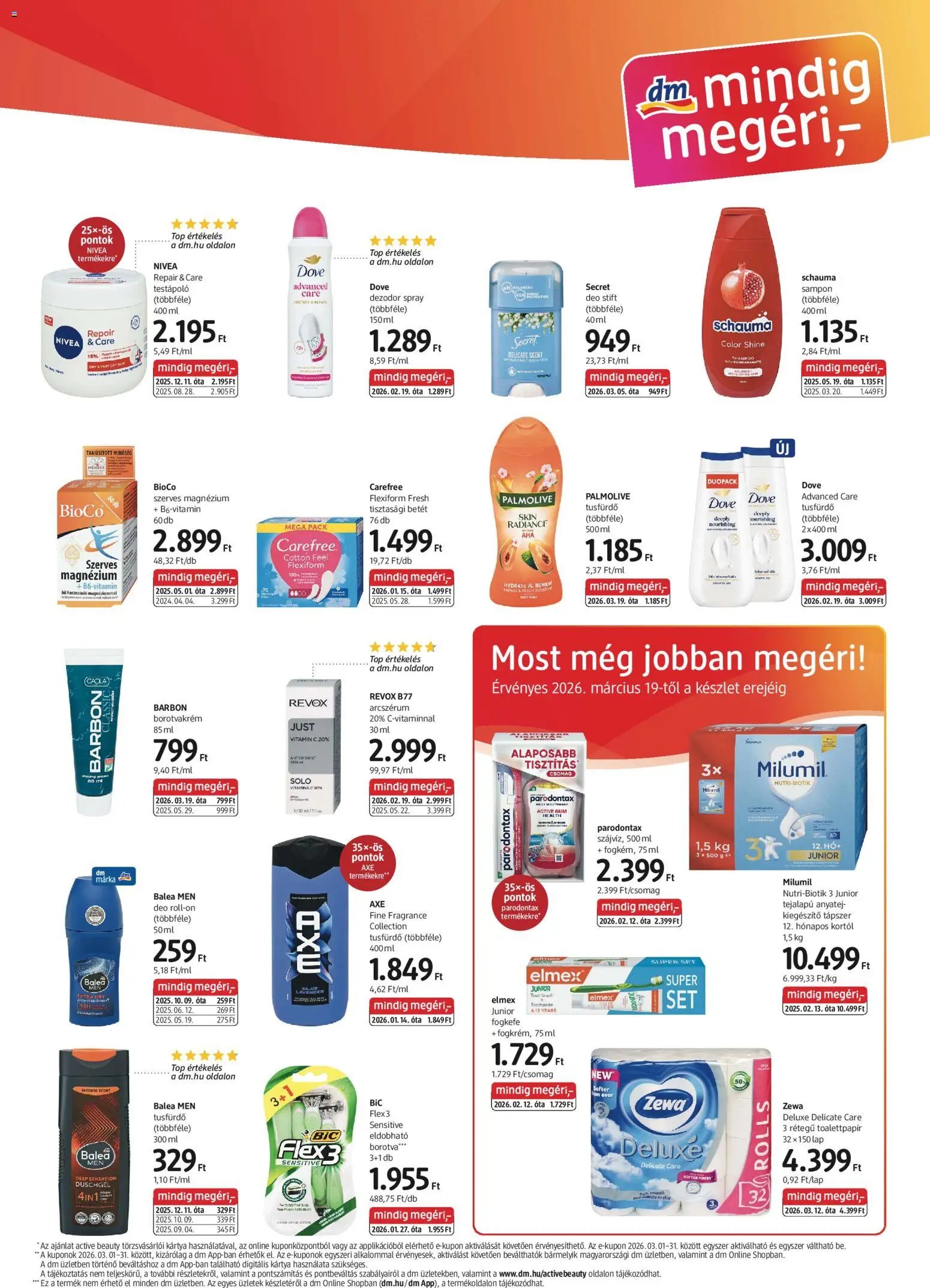 DM Drogerie Markt újság 2026.03.19. DM Drogerie Markt akciós újság (2026-03-19 - 2026-04-08)