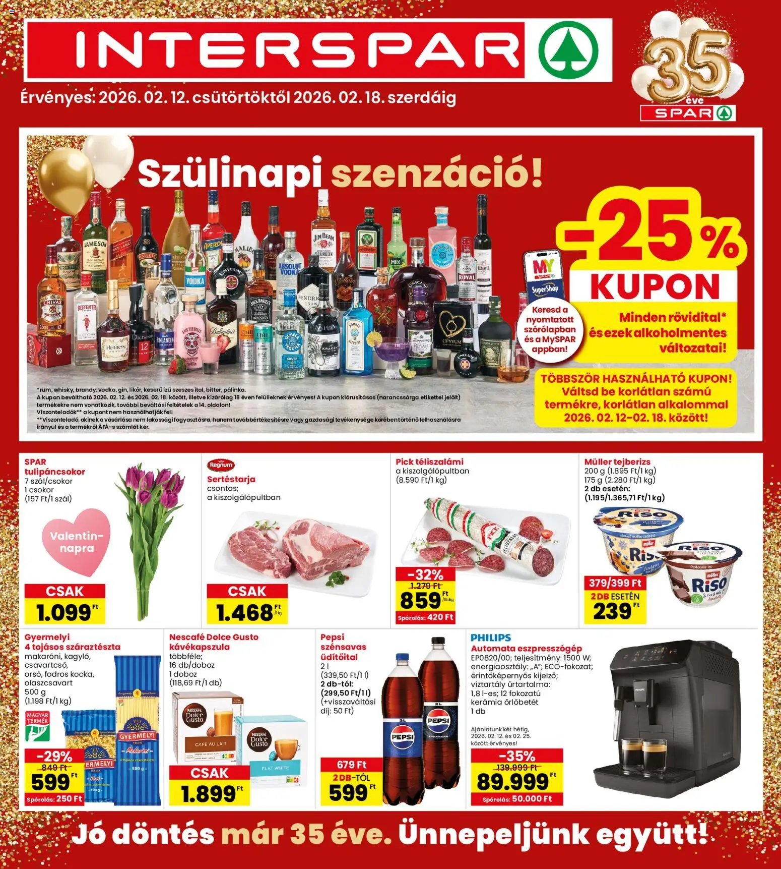Interspar újság 2026.02.12. Akciós újság Interspar (2026-02-12 - 2026-02-18)