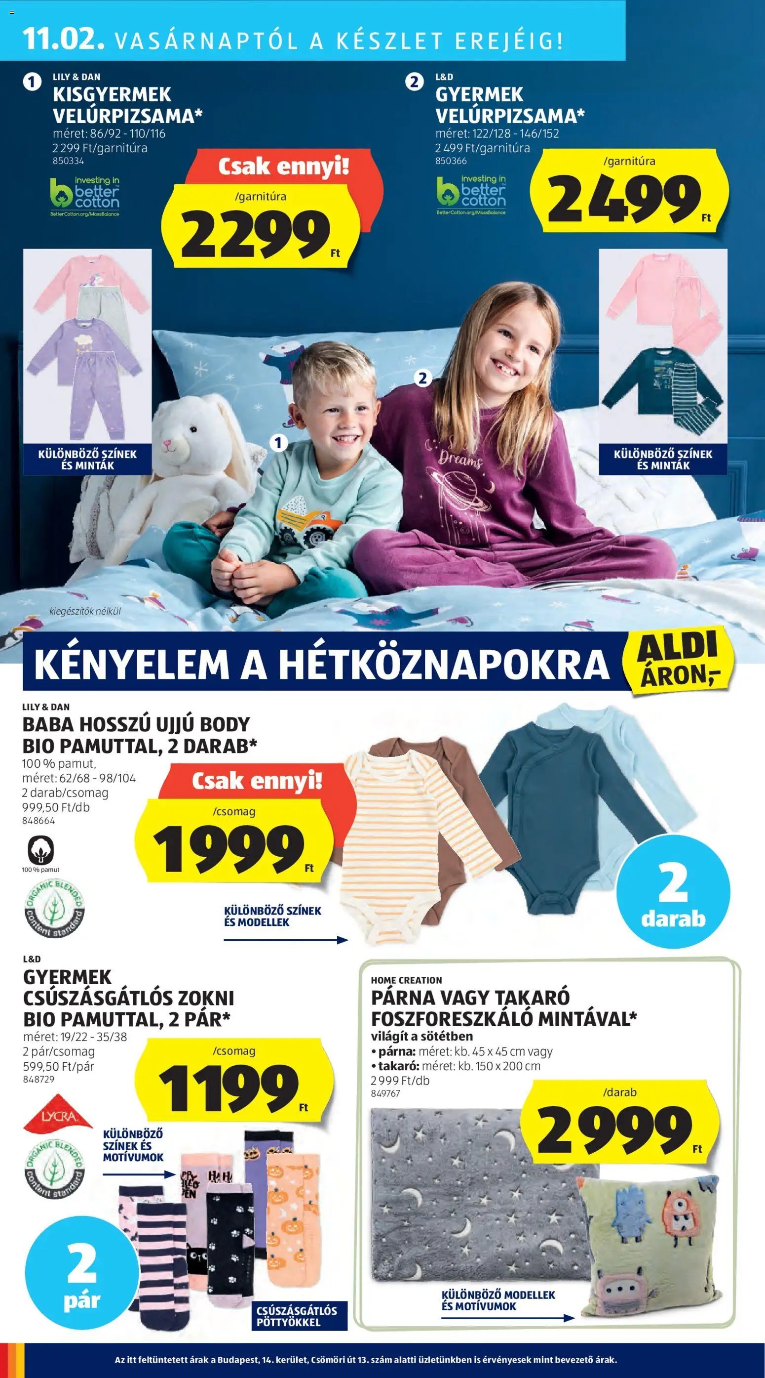 Aldi újság 2025.10.30. Középső sor termékei (2025-10-30 - 2025-11-05)