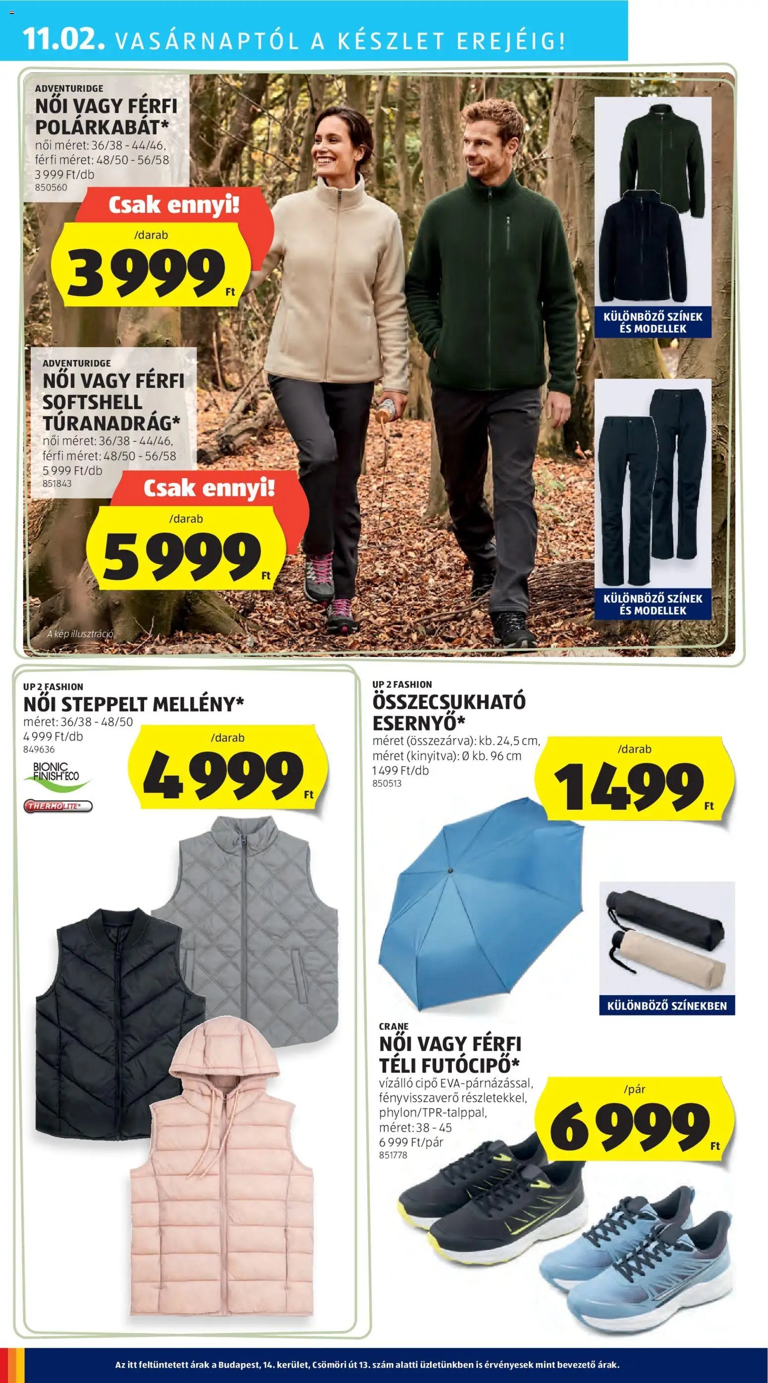 Aldi újság 2025.10.30. Középső sor termékei (2025-10-30 - 2025-11-05)