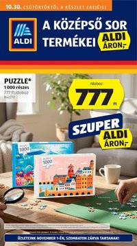 Aldi újság 2025.10.30. Középső sor termékei (2025-10-30 - 2025-11-05)