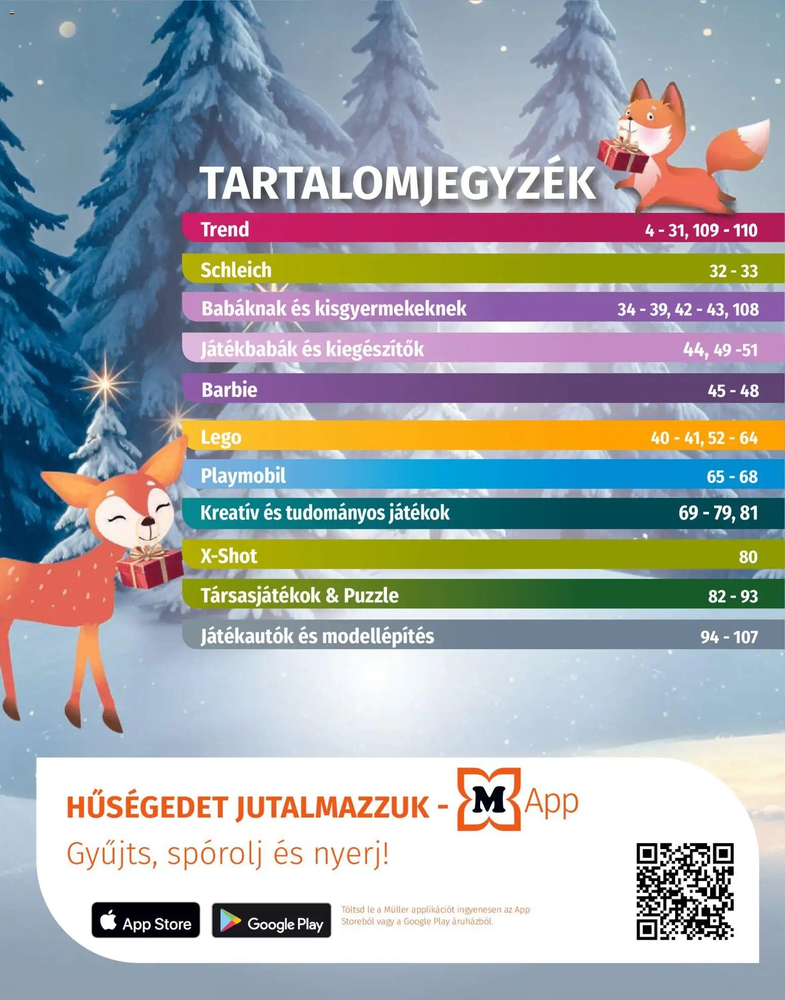 Müller újság 2025.10.27. Játékkatalógus 2025 (2025-10-27 - 2025-12-31)