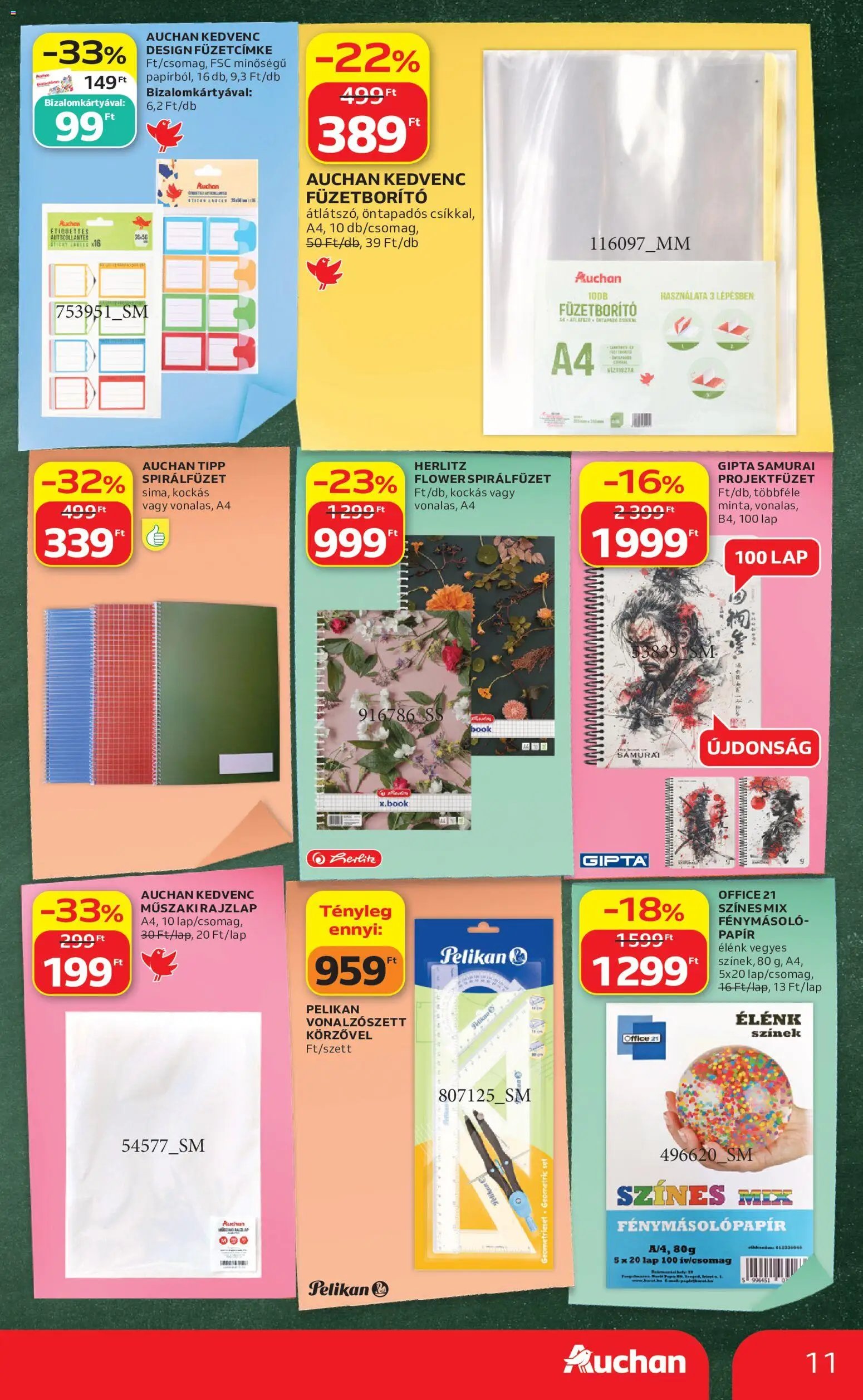 Auchan újság 2026.07.23. Auchan Iskolakezdési ajánlatok