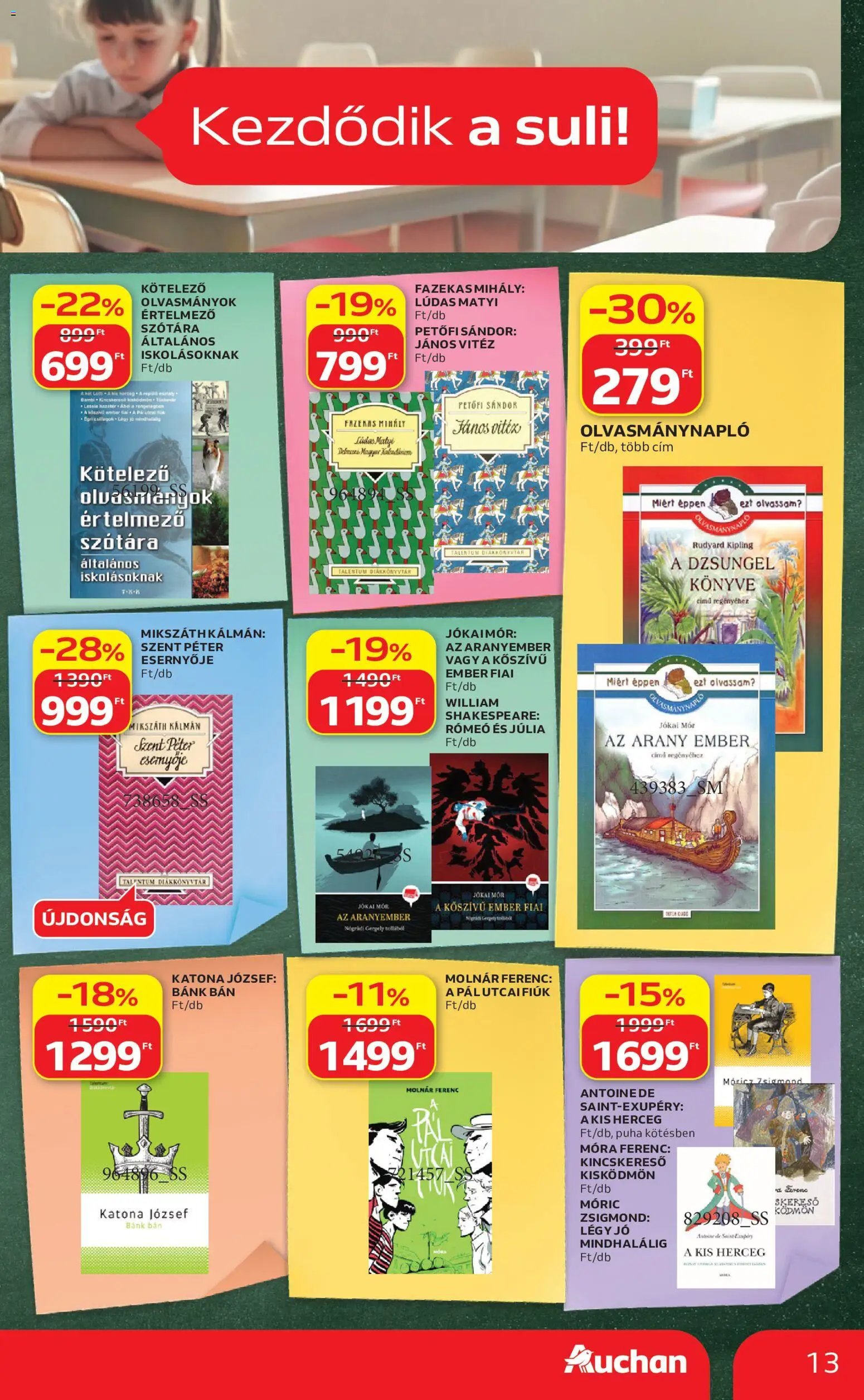 Auchan újság 2026.07.23. Auchan Iskolakezdési ajánlatok