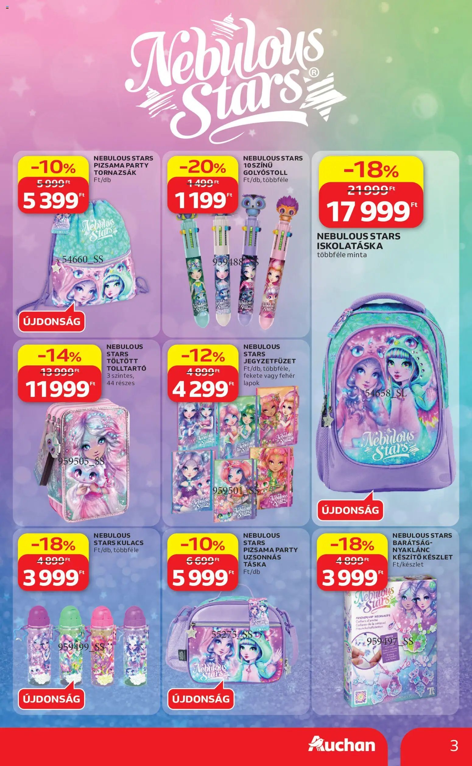 Auchan újság 2026.07.23. Auchan Iskolakezdési ajánlatok