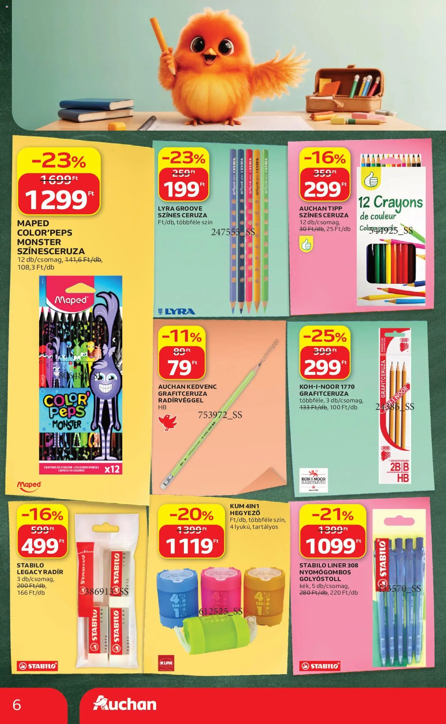 Auchan újság 2026.07.23. Auchan Iskolakezdési ajánlatok