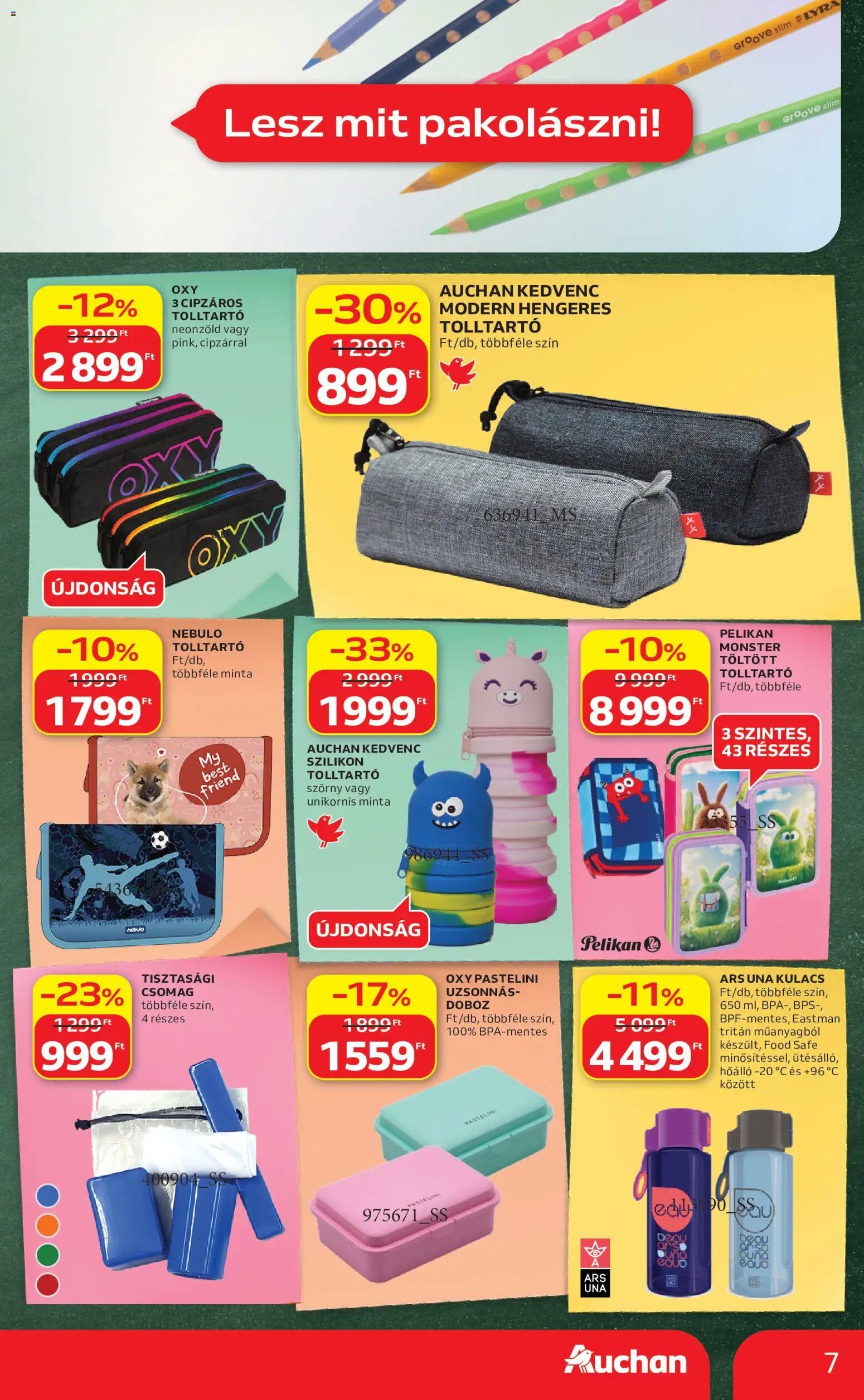Auchan újság 2026.07.23. Auchan Iskolakezdési ajánlatok
