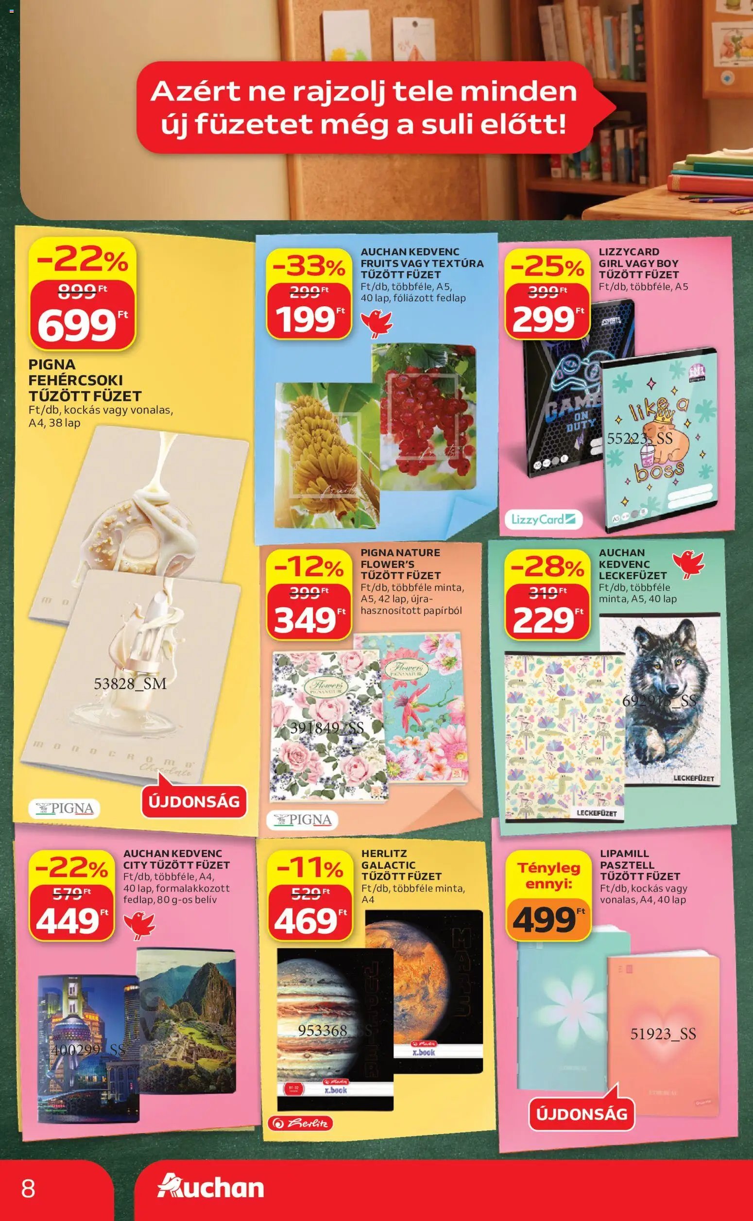 Auchan újság 2026.07.23. Auchan Iskolakezdési ajánlatok