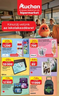 Auchan újság 2026.07.23. Auchan Iskolakezdési ajánlatok