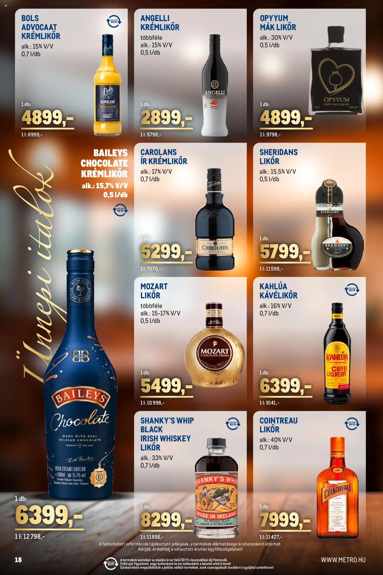 Metro újság 2025.12.01. Ünnepi Italok katalógus (2025-12-01 - 2025-12-31)