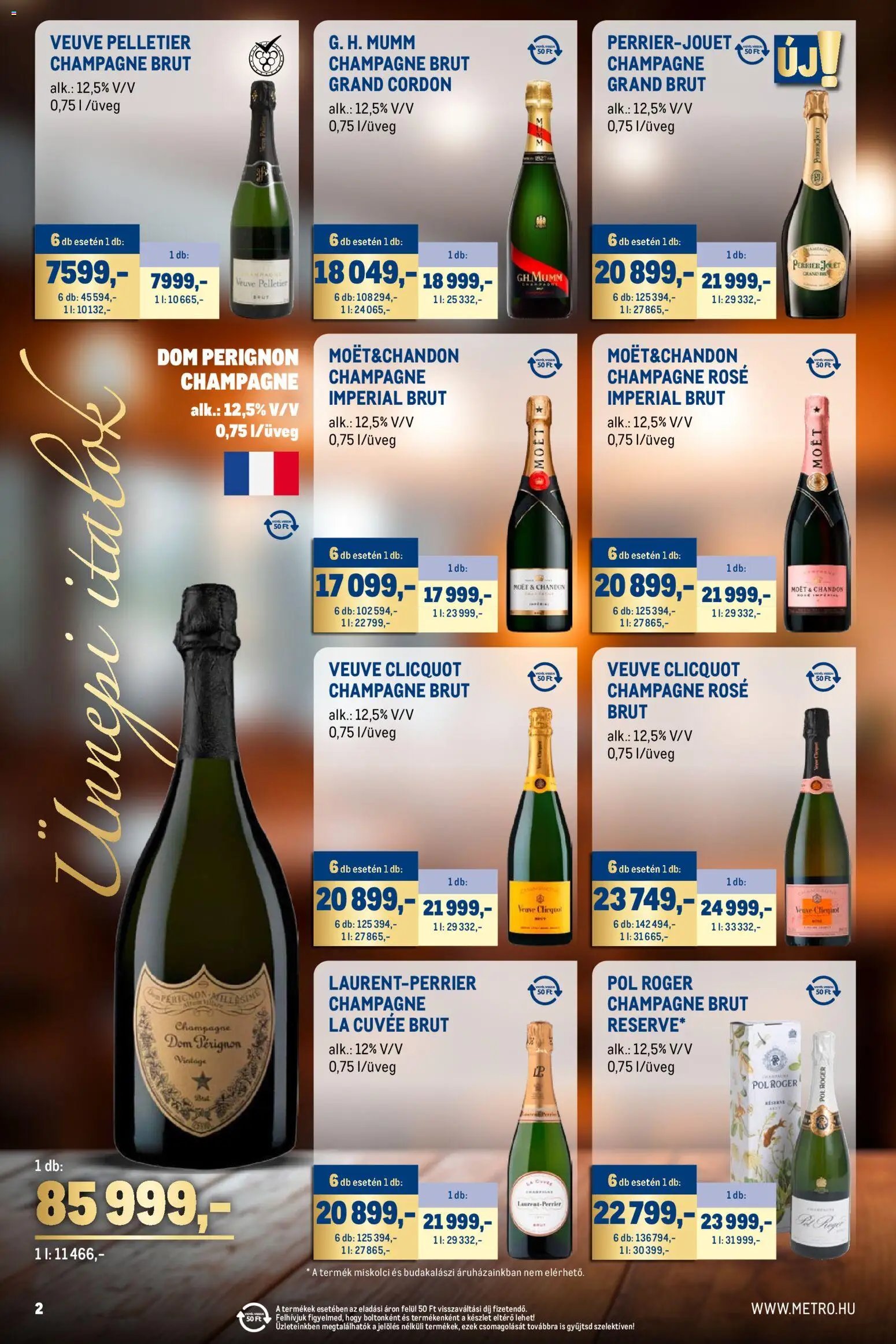Metro újság 2025.12.01. Ünnepi Italok katalógus (2025-12-01 - 2025-12-31)