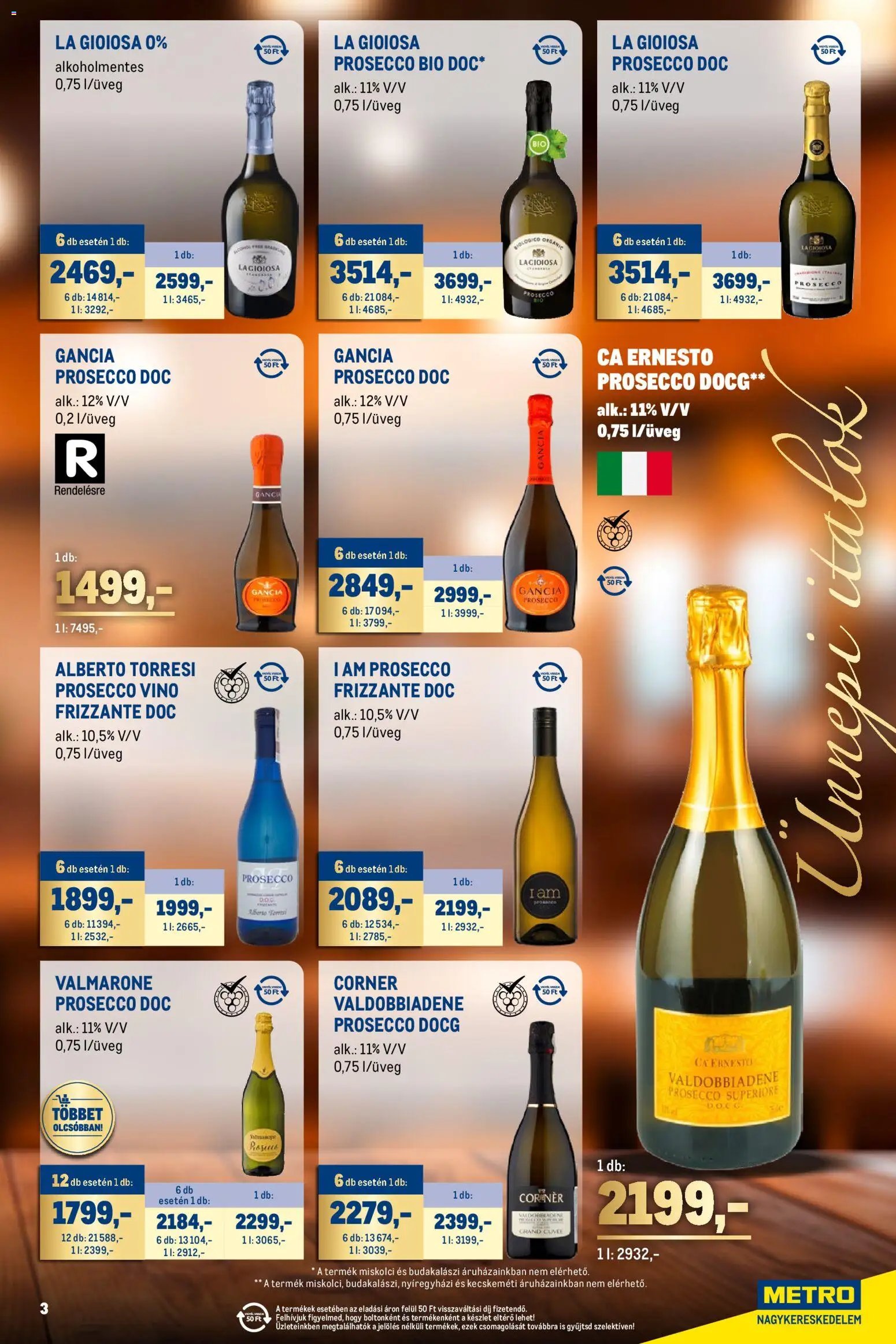 Metro újság 2025.12.01. Ünnepi Italok katalógus (2025-12-01 - 2025-12-31)